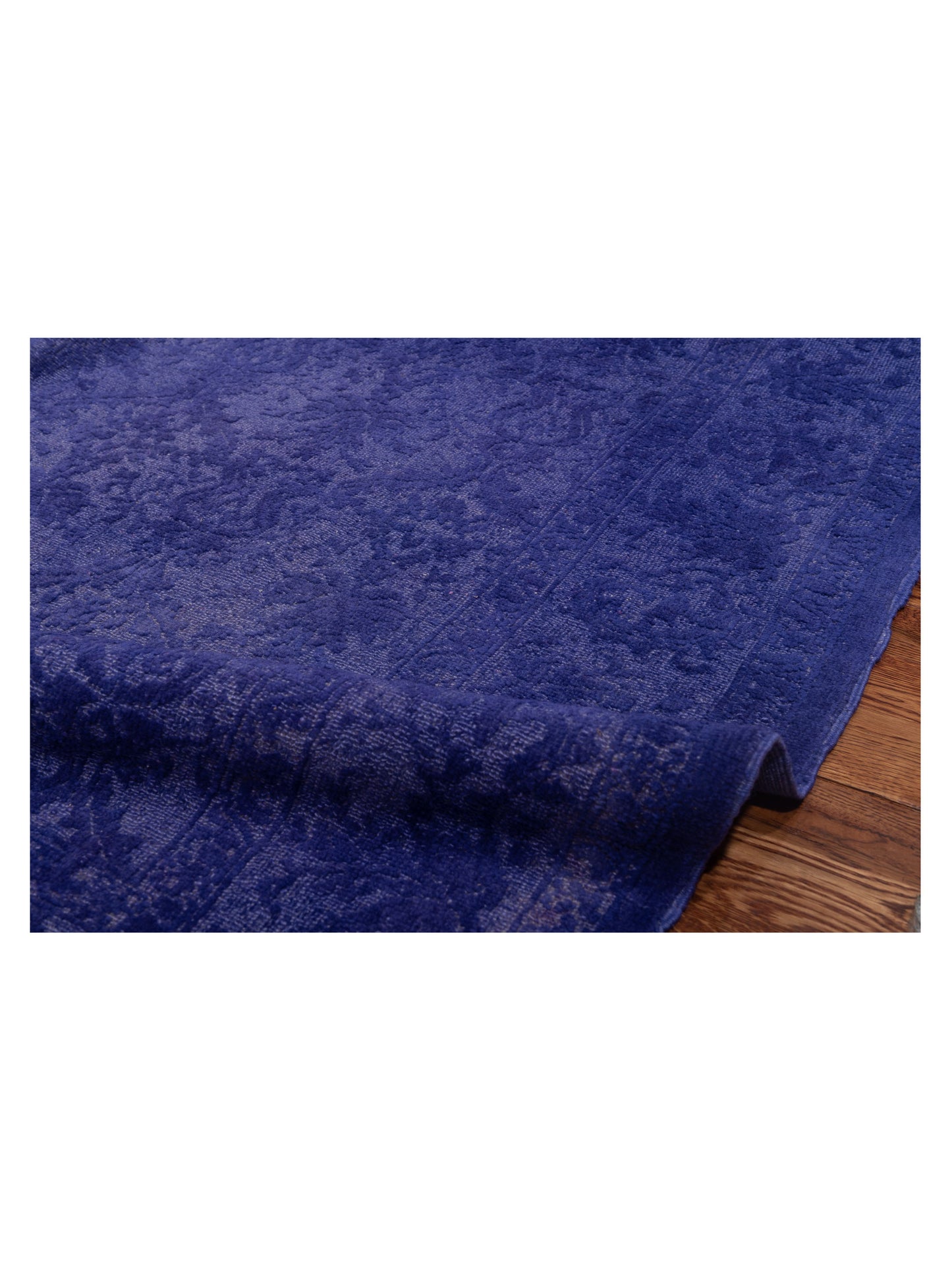 Color Bouquet 109697 Purple Purple 5.5x7.3 Hand Knotted Rug