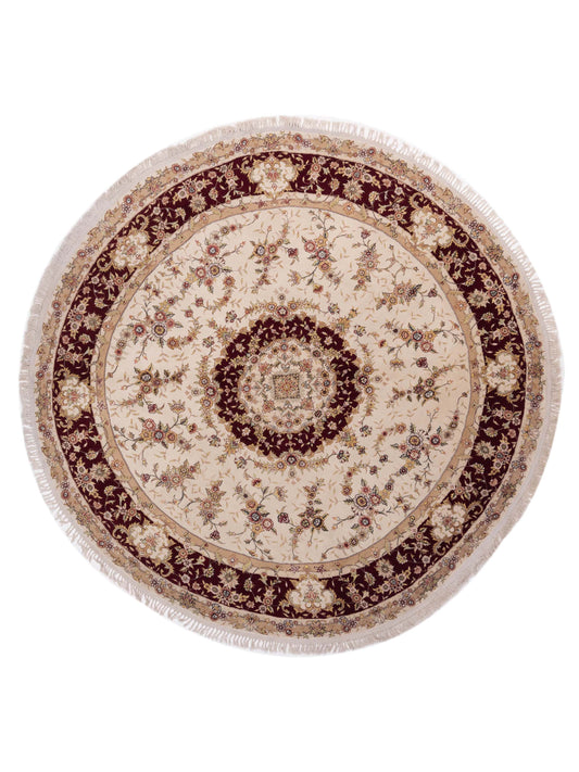 Pasha Magnolia  Ivory Red Traditional