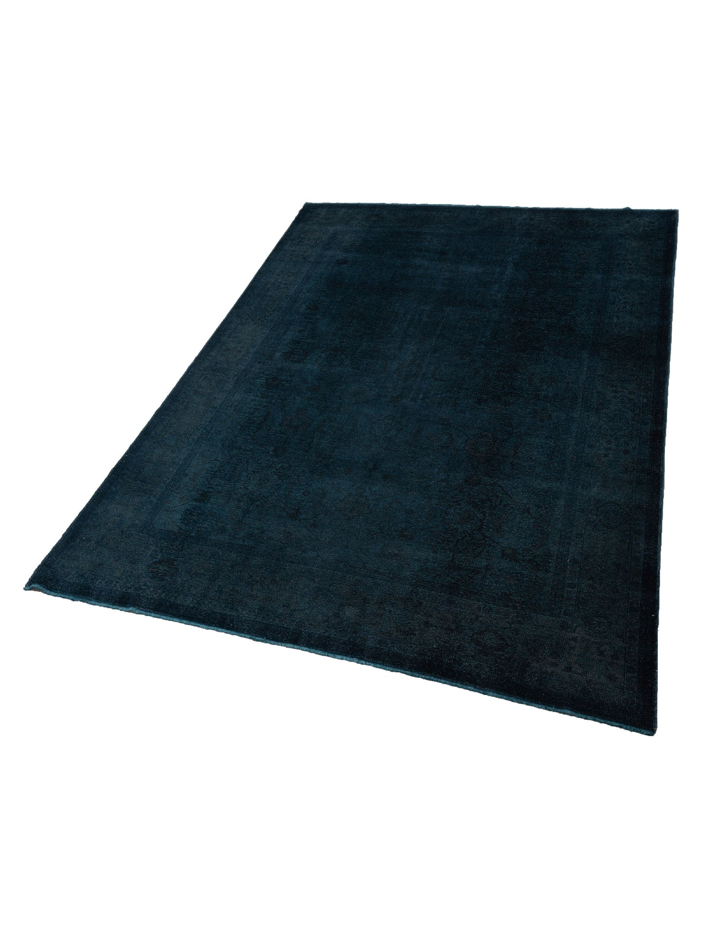 Vintage 70893 Indigo 10.3x13.8 Hand Knotted Rug