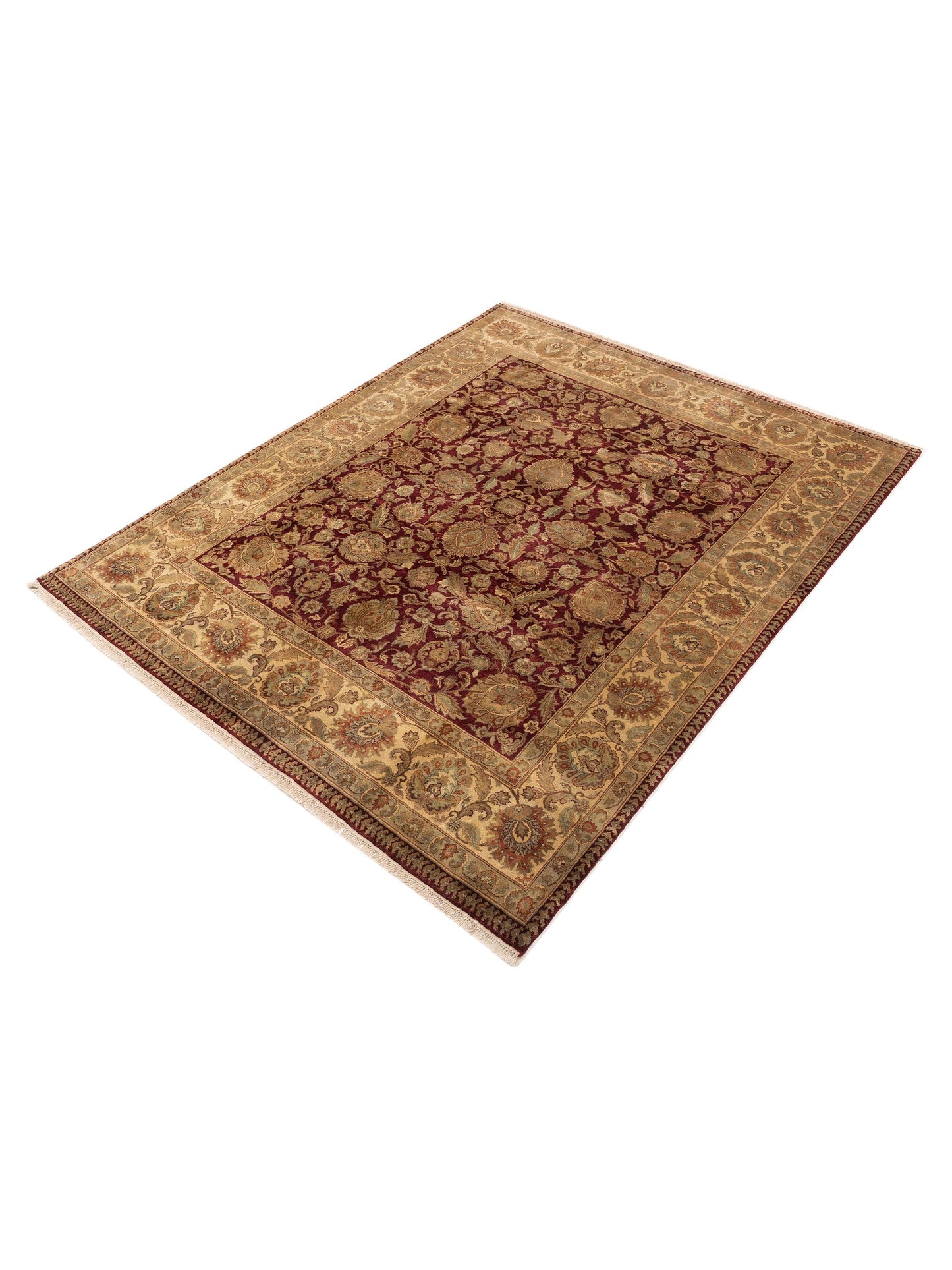 Royal 999969 Red Gold 8.2x10.2 Hand Knotted Rug