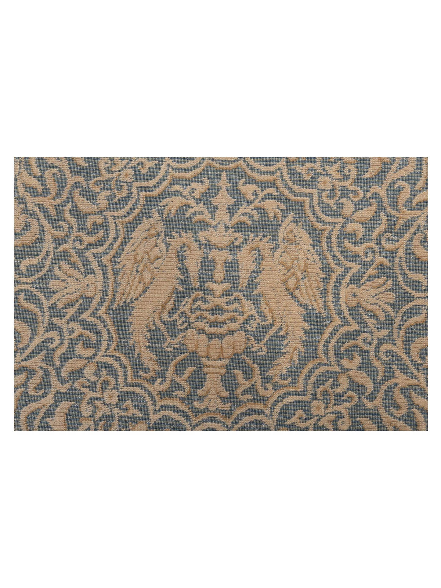 Vintage 125344 Blue 10.2x13.11 Hand Knotted Rug