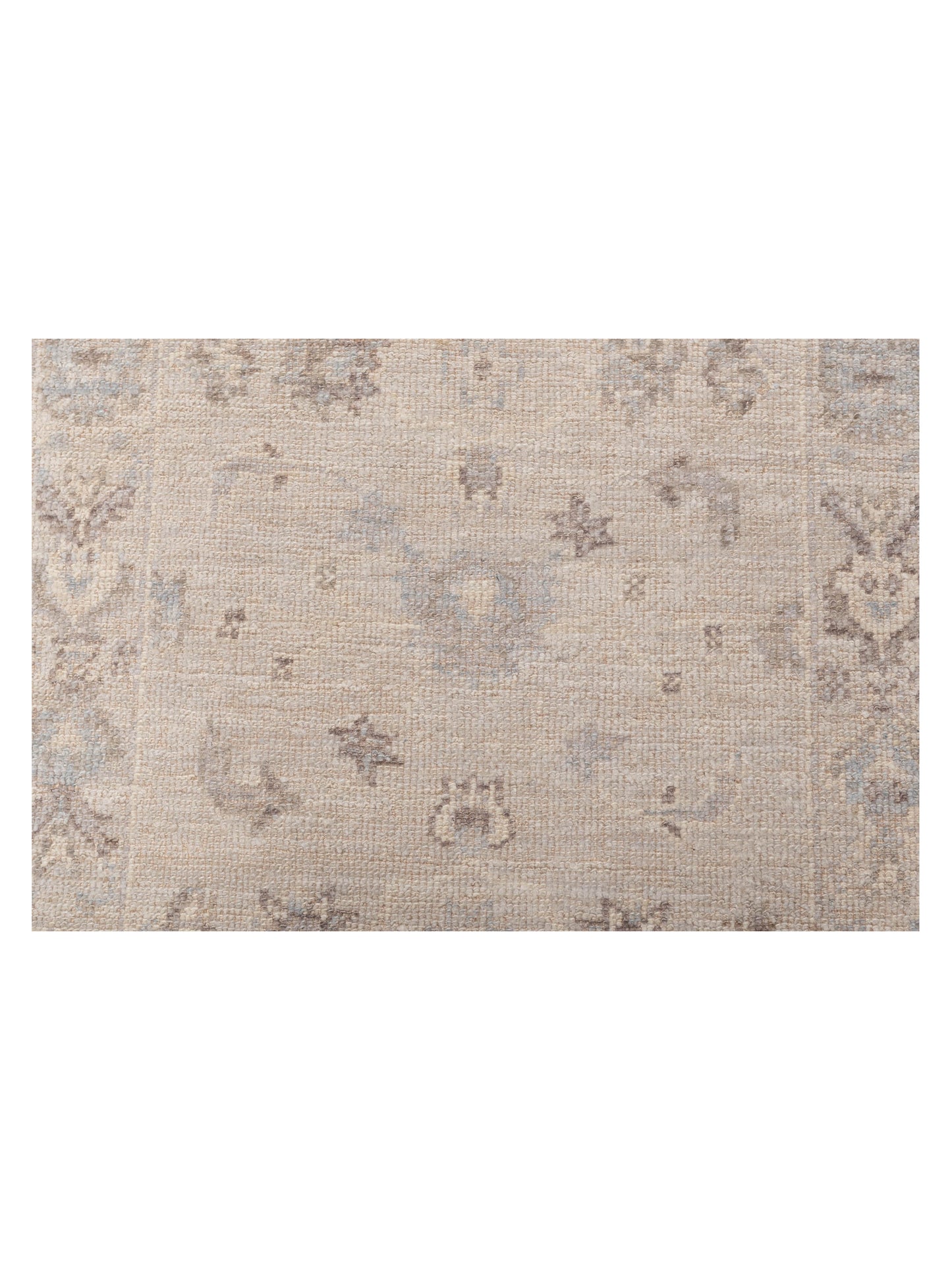 Angora Oushak 146983 Silver Silver 2.9x6.2 Hand Knotted Rug