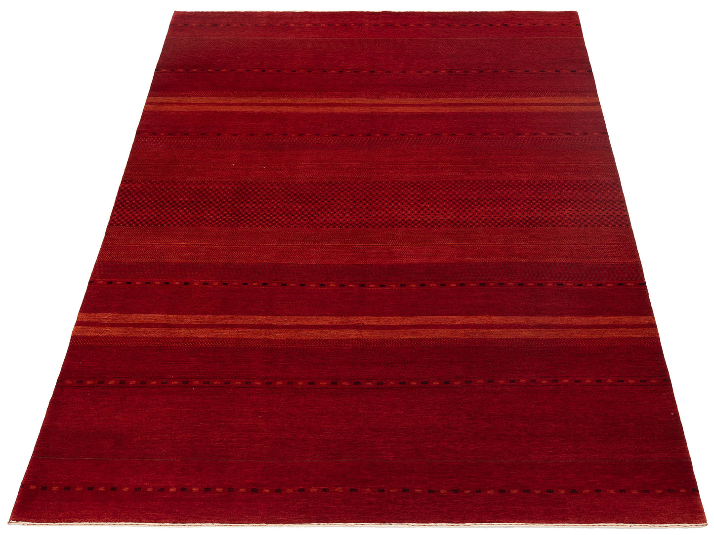 Loribaft 108471 Red 7.10x9.8 Hand Knotted Rug