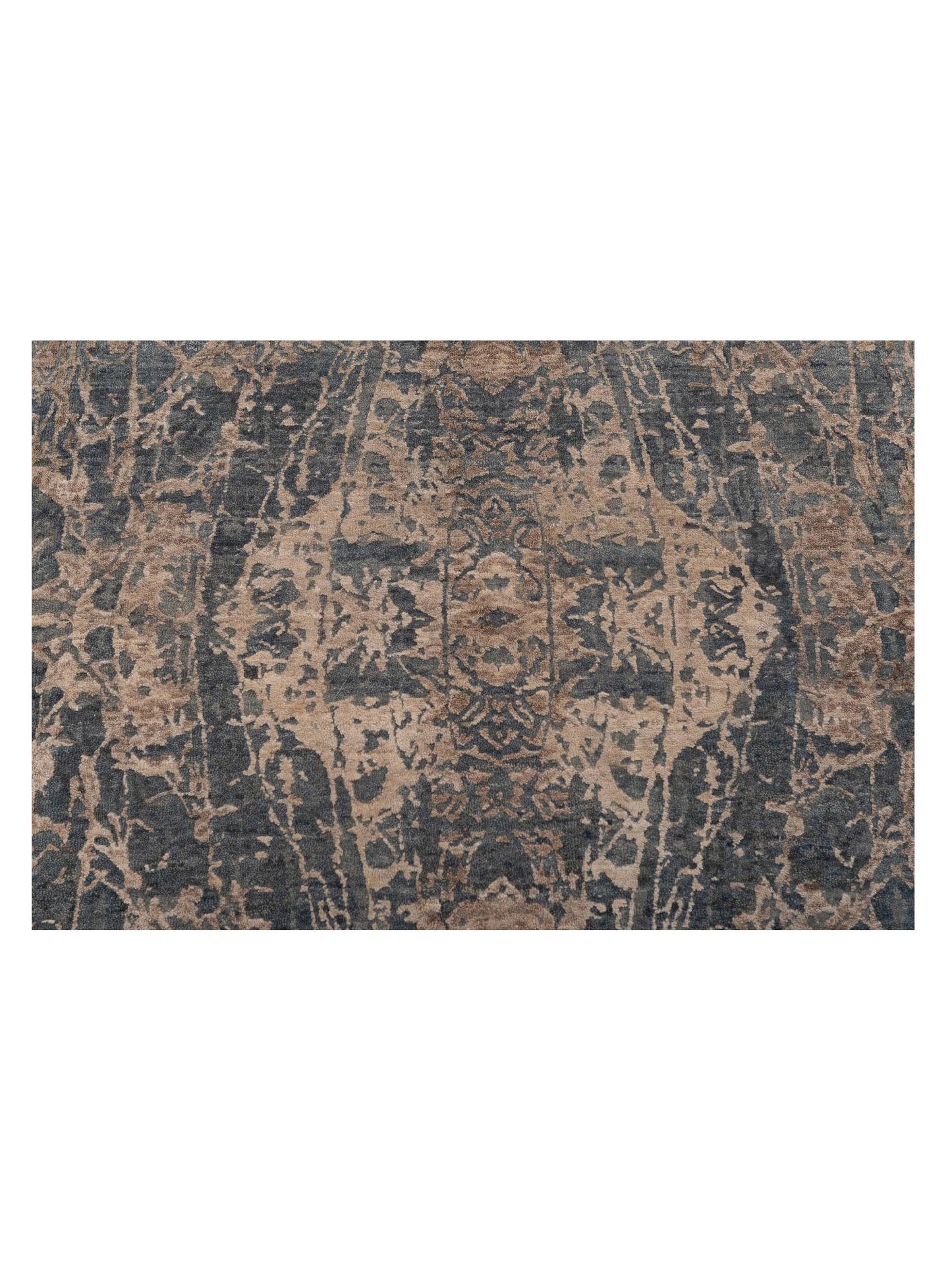 Dazzling 142715 Blue 9.9x13.9 Hand Knotted Rug