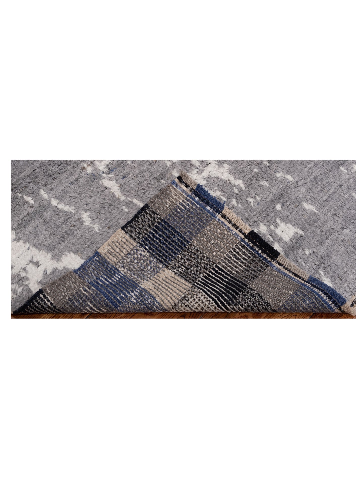 Atlas 150395 Gray Gray 8.2x9.11 Hand Knotted Rug