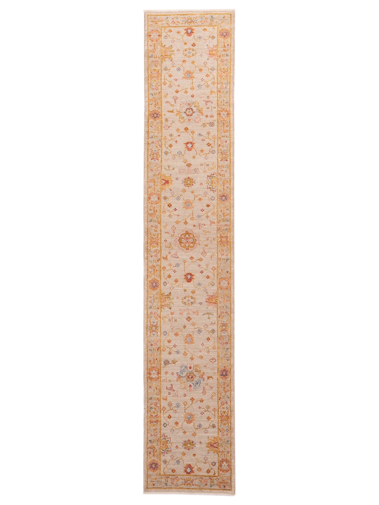 Anadol Angora Oushak  Ivory Silver Traditional