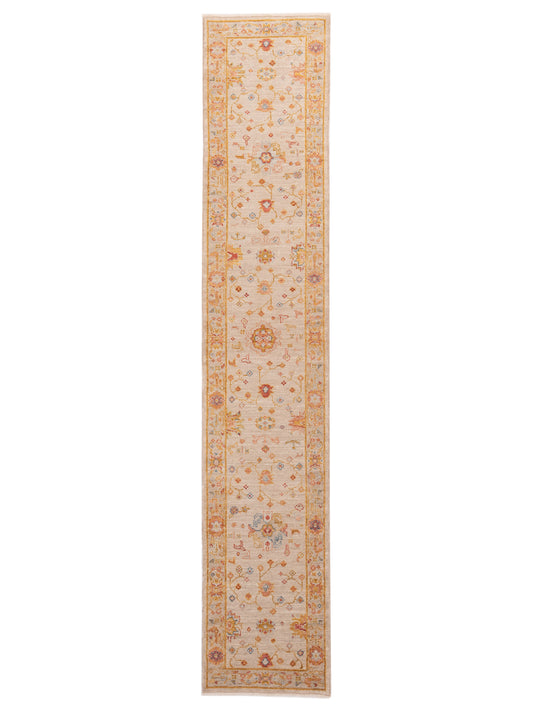 Anadol Angora Oushak  Ivory Silver Traditional