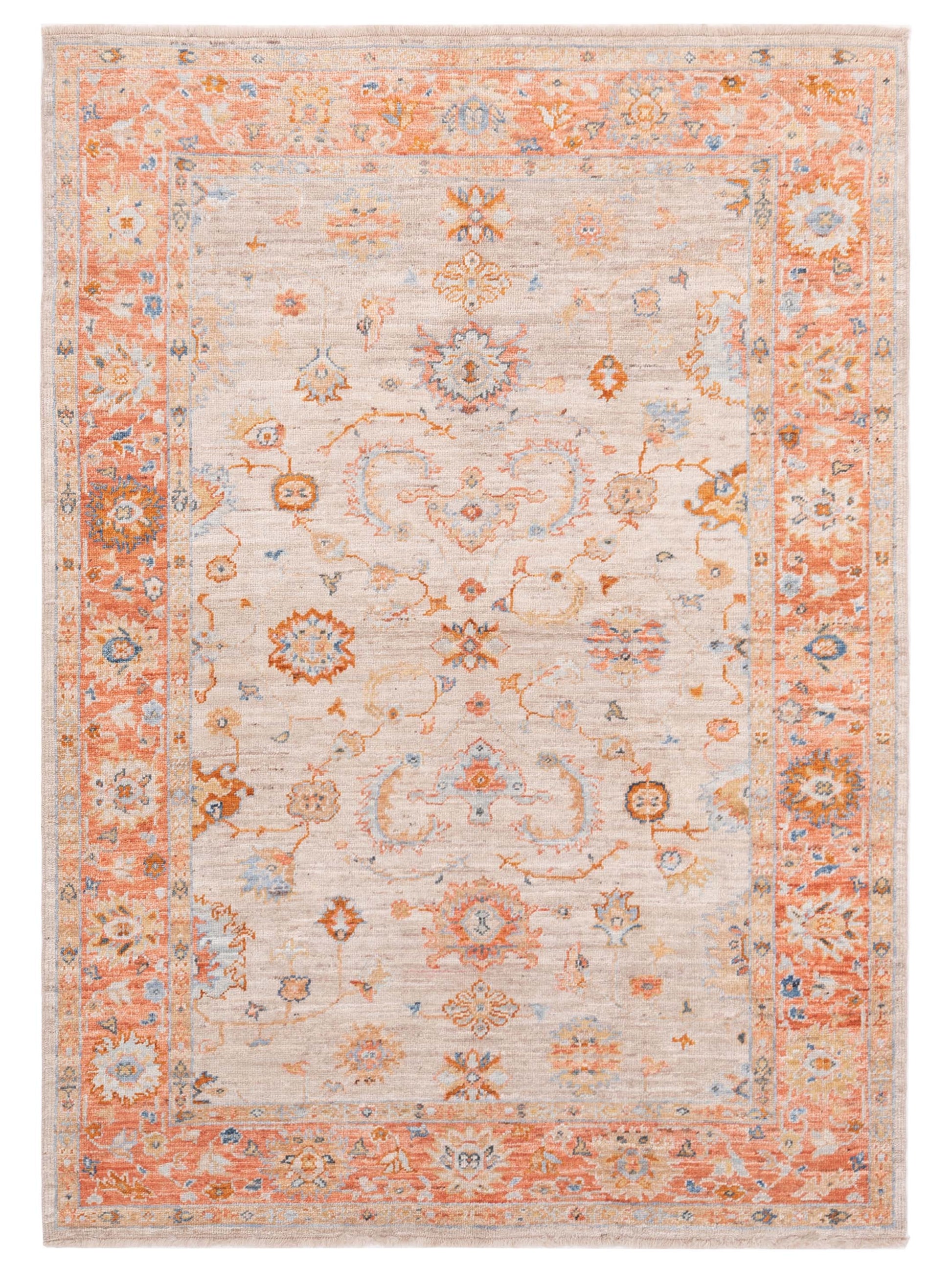 Anadol Angora Oushak  Beige Rust Traditional