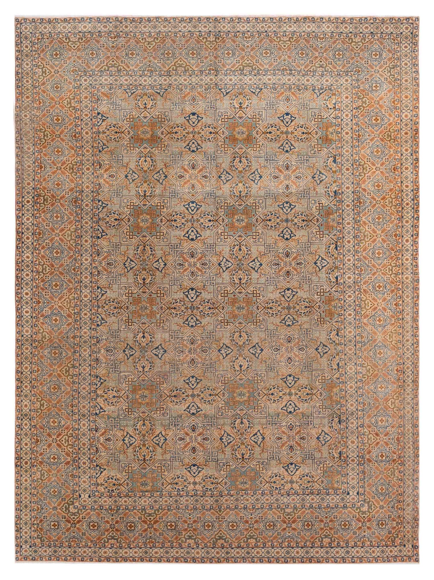 Pasha Persian  Silver Brown Traditional