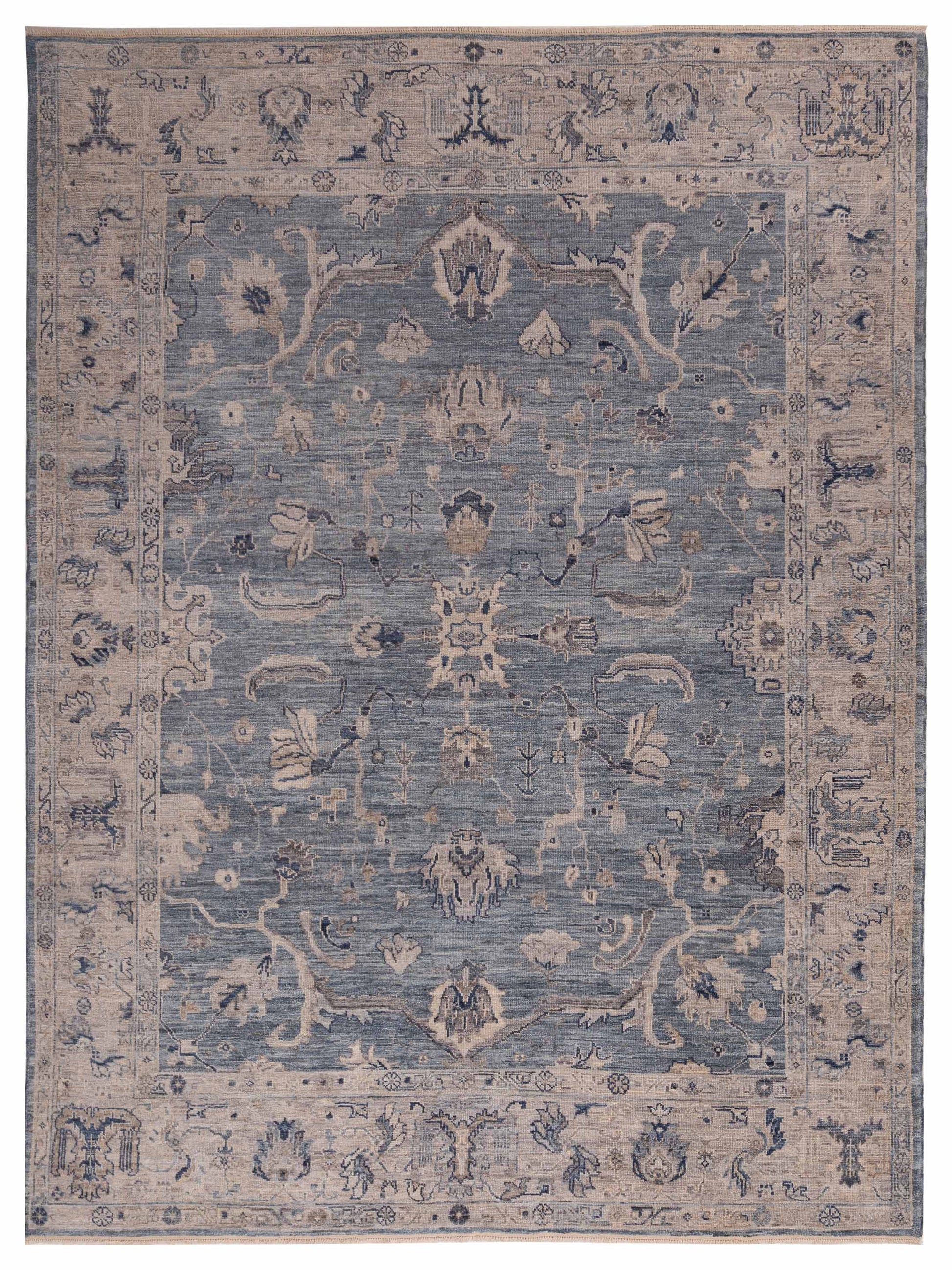 Anadol Angora Oushak  Blue Gray Traditional