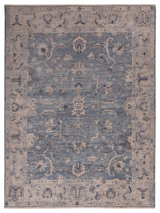Anadol Angora Oushak  Blue Gray Traditional
