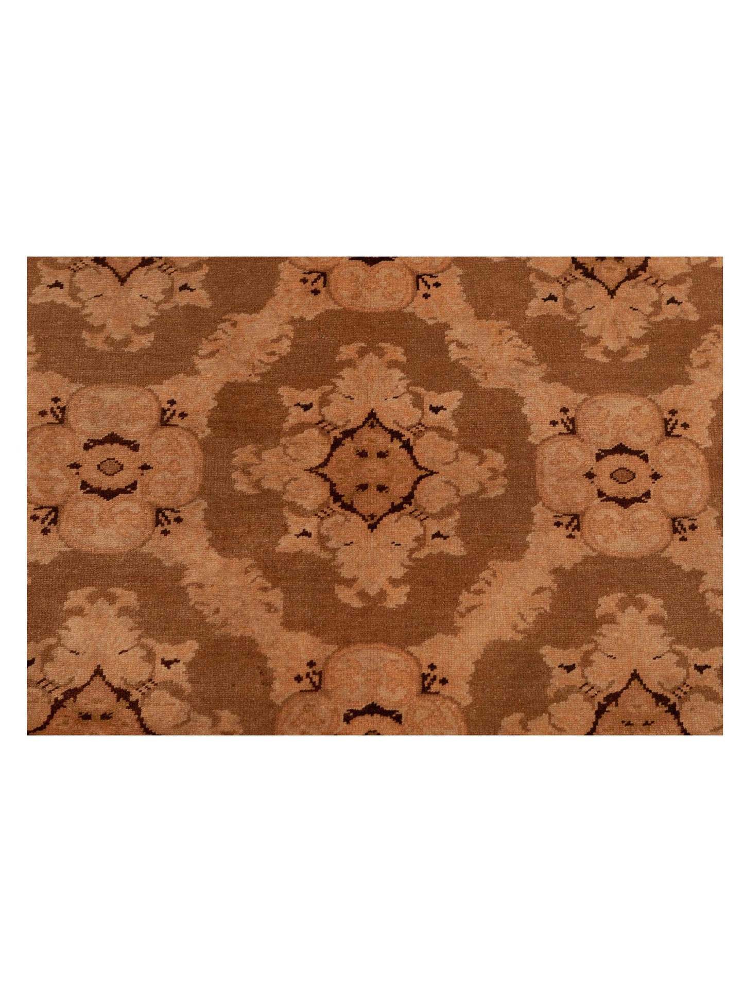 Antique Loom 147396 Olive Brown 5.9x7.10 Hand Knotted Rug