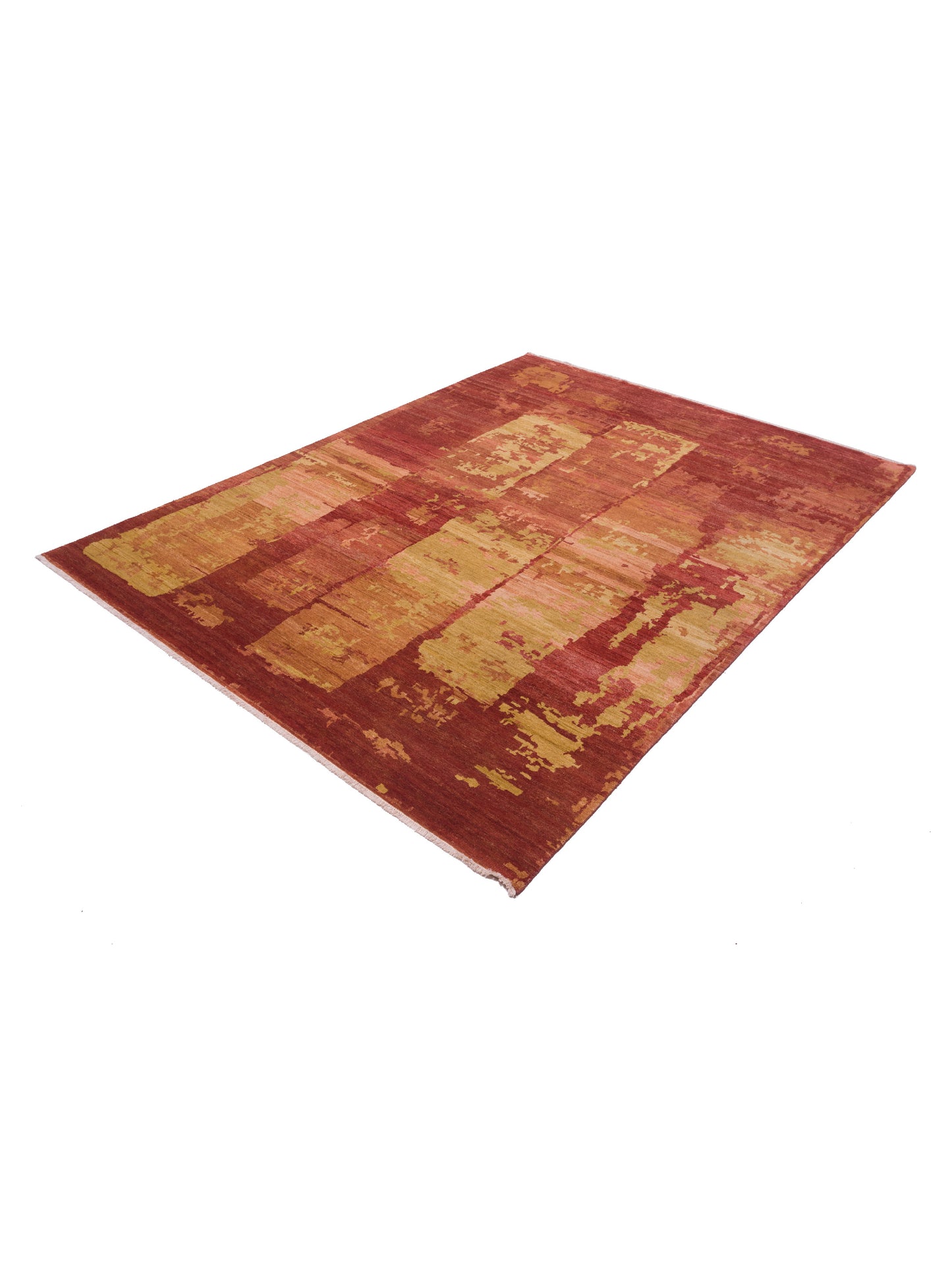 Tibetino 120215 Rust 8.9x11.9 Hand Knotted Rug