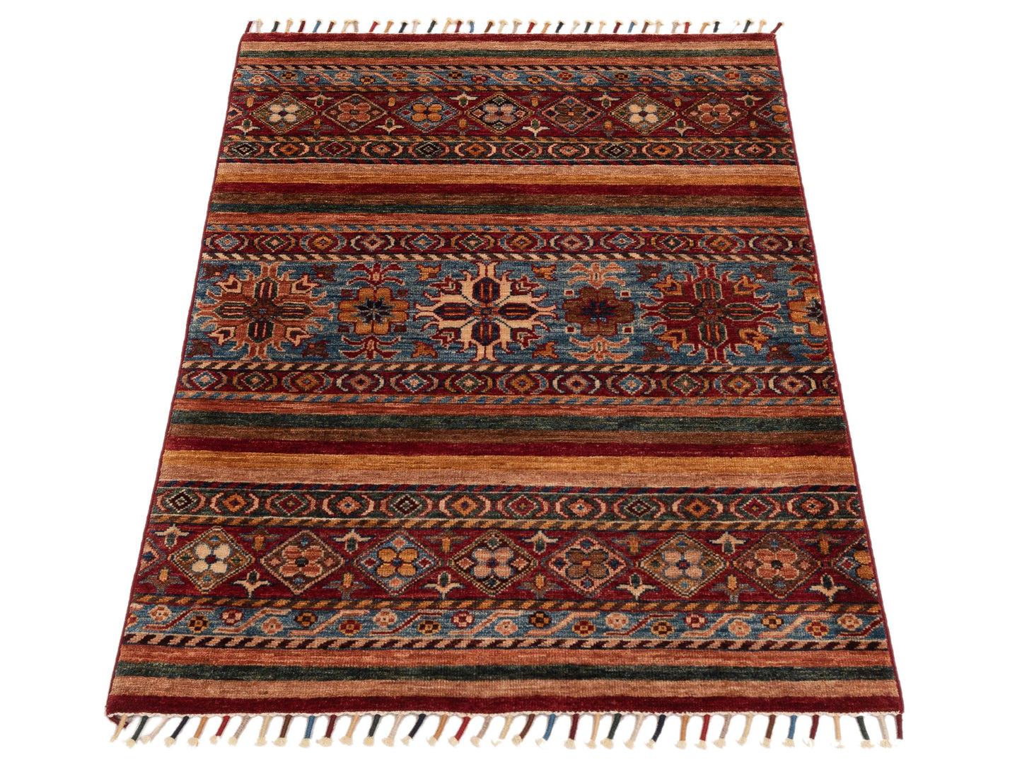 Khorjin 148998 Multi Multi 2.11x3.11 Hand Knotted Rug