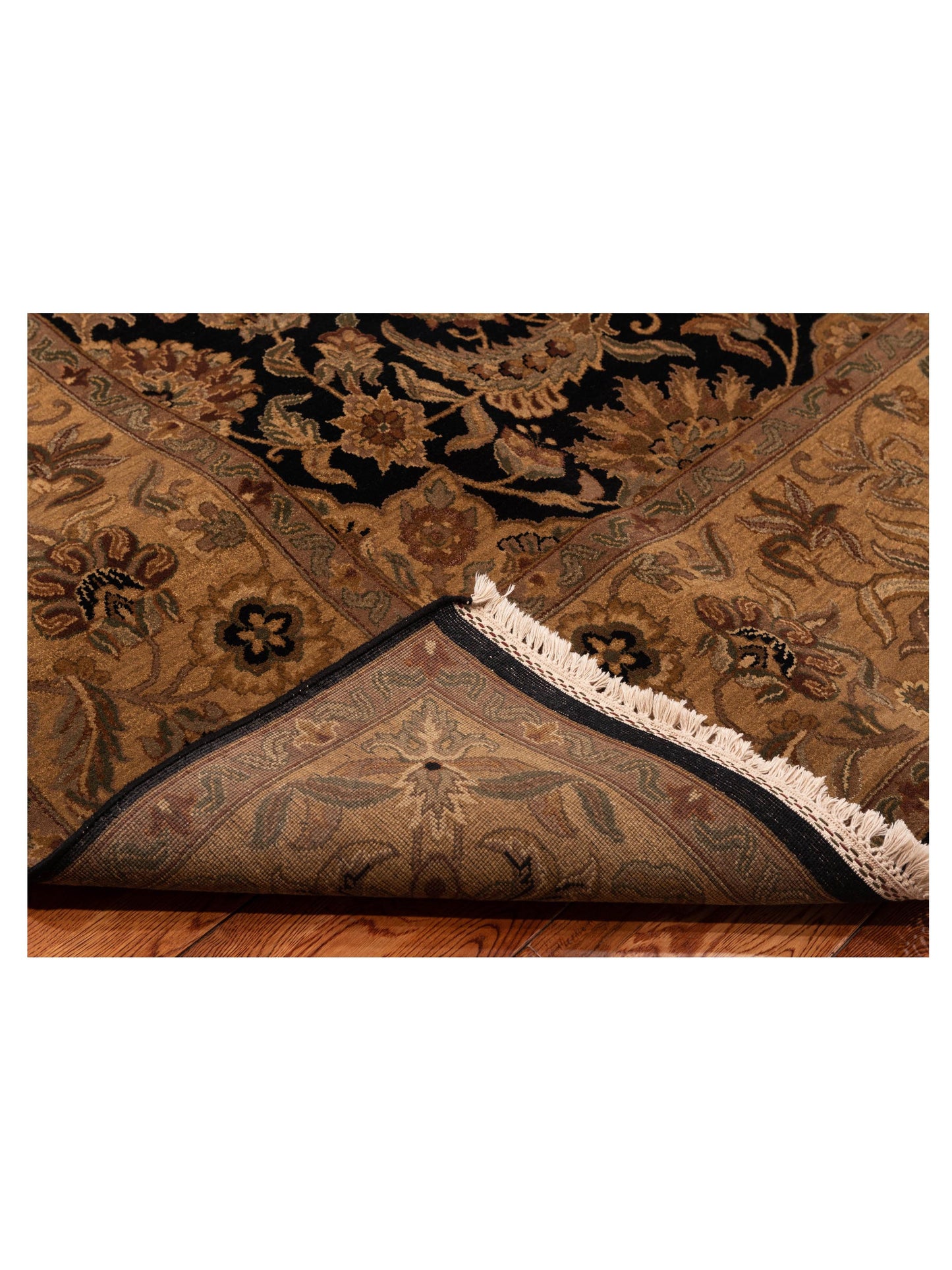 Jahan 84210 Black Gold 9.3x12 Hand Knotted Rug