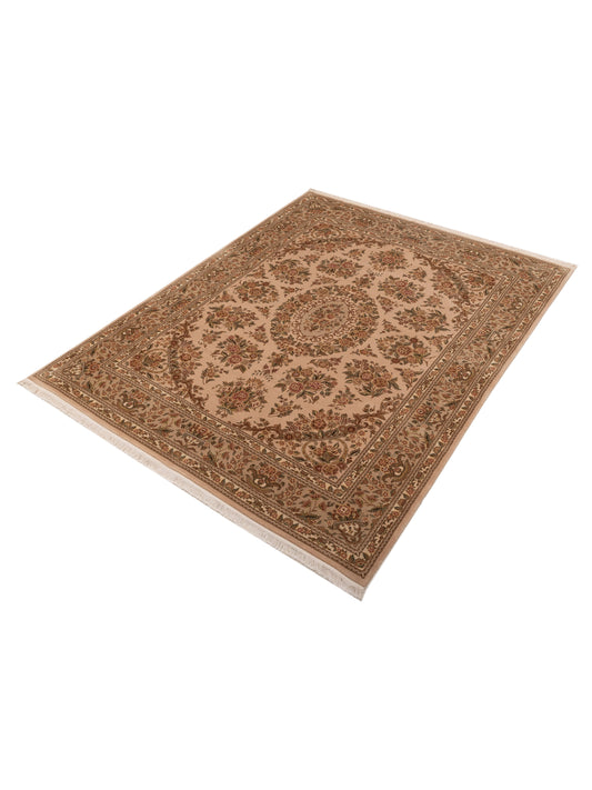Magnolia 111561 Beige Silver 8x10 Hand Knotted Rug