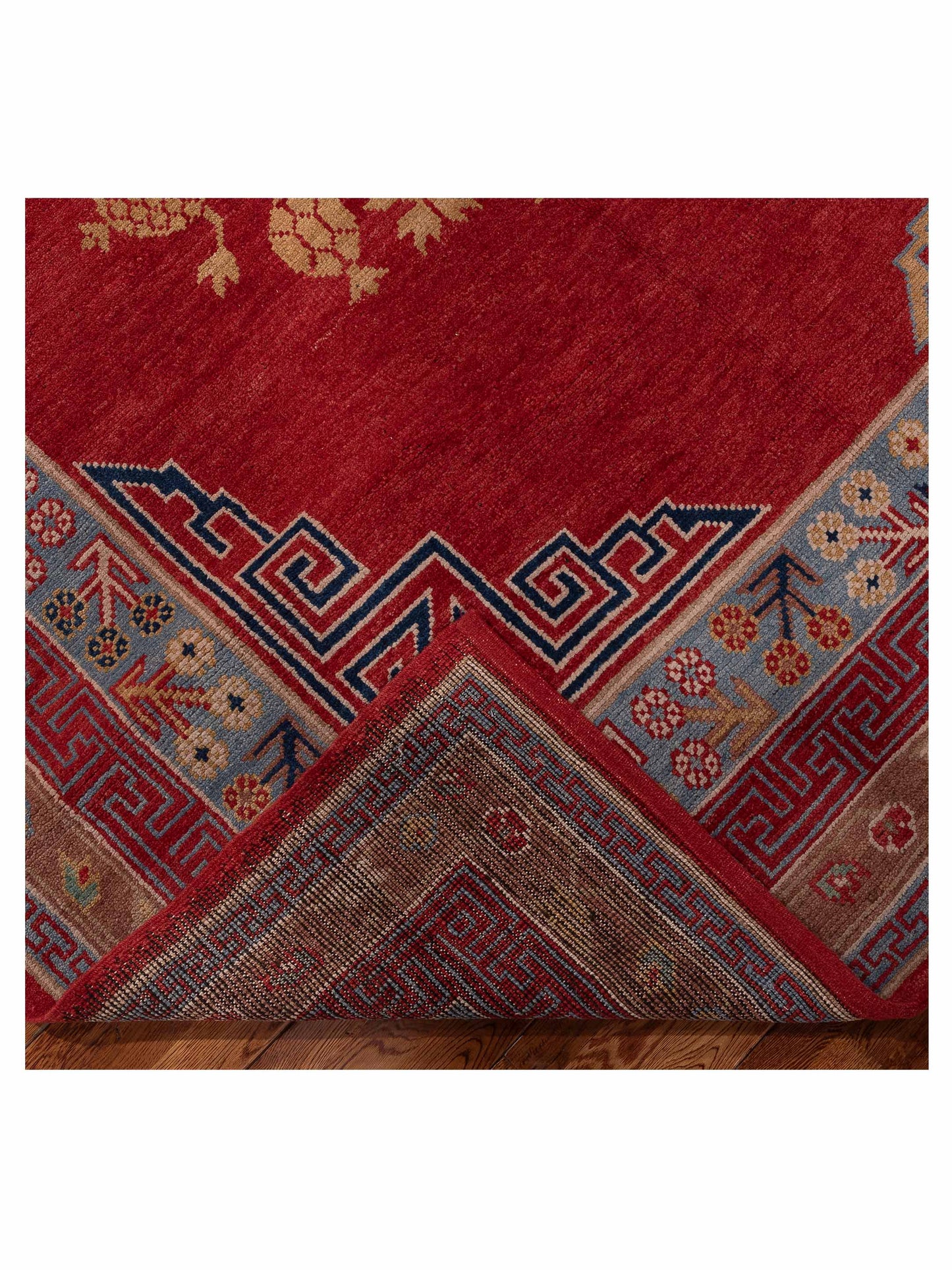 Stella 156274 Red Brown 8.1x10 Hand Knotted Rug