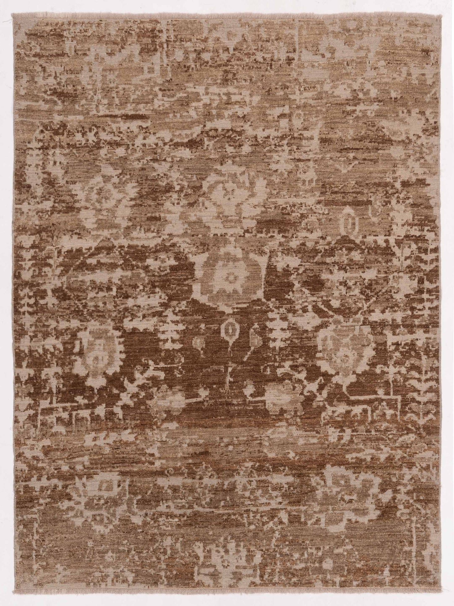 Anadol Angora Oushak  Brown Silver Traditional