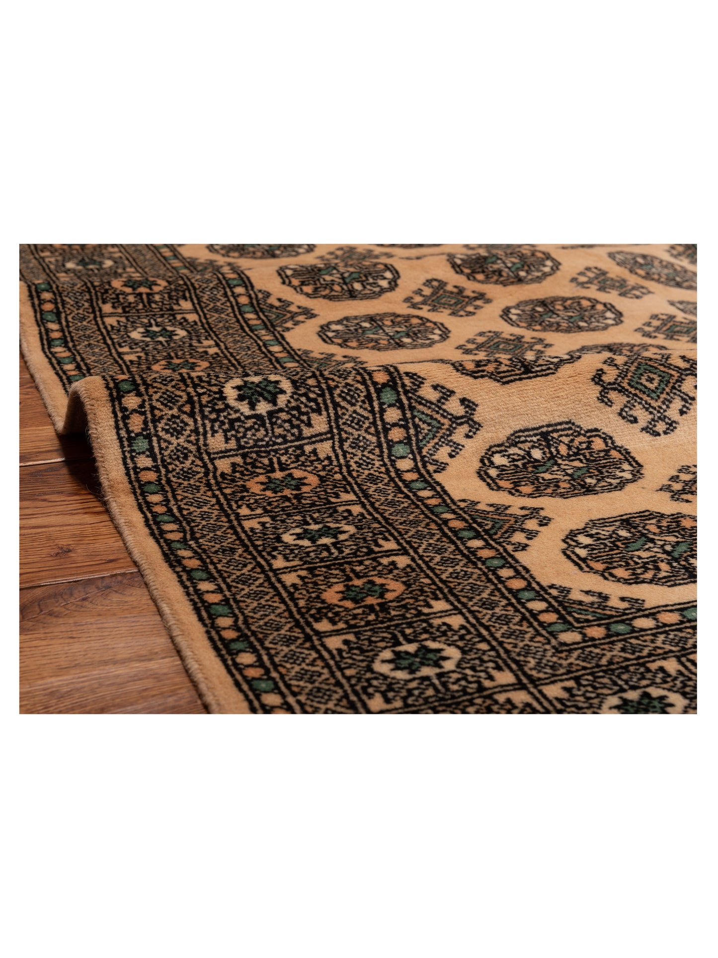 Bokhara 147898 Beige Beige 4x6.1 Hand Knotted Rug