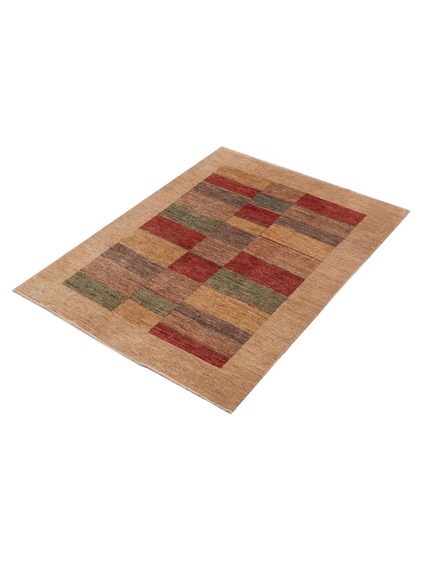 Gabbeh 93974 Multi 4.11x6.5 Hand Knotted Rug