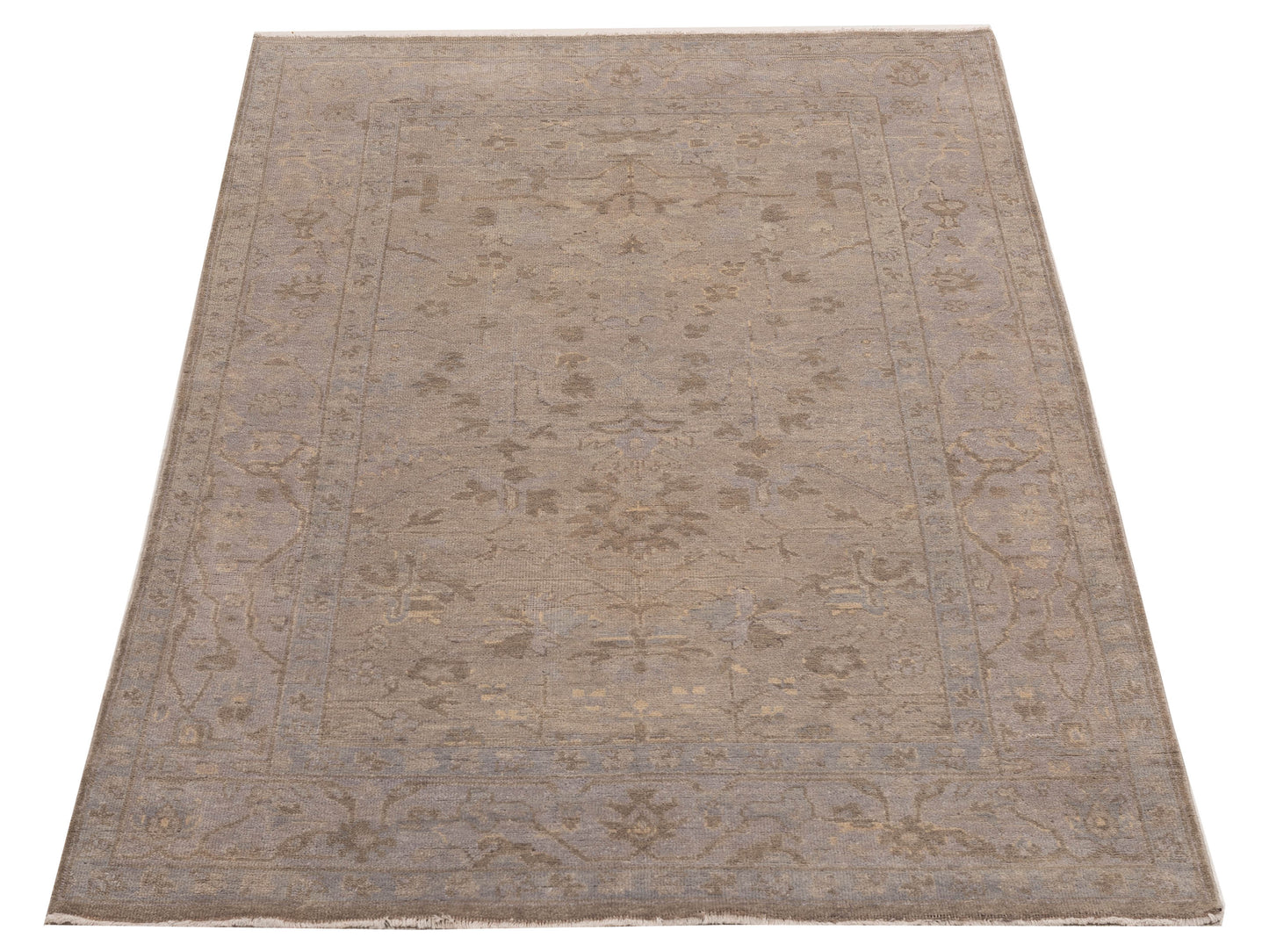 Stella 119170 Gray 5x8 Hand Knotted Rug
