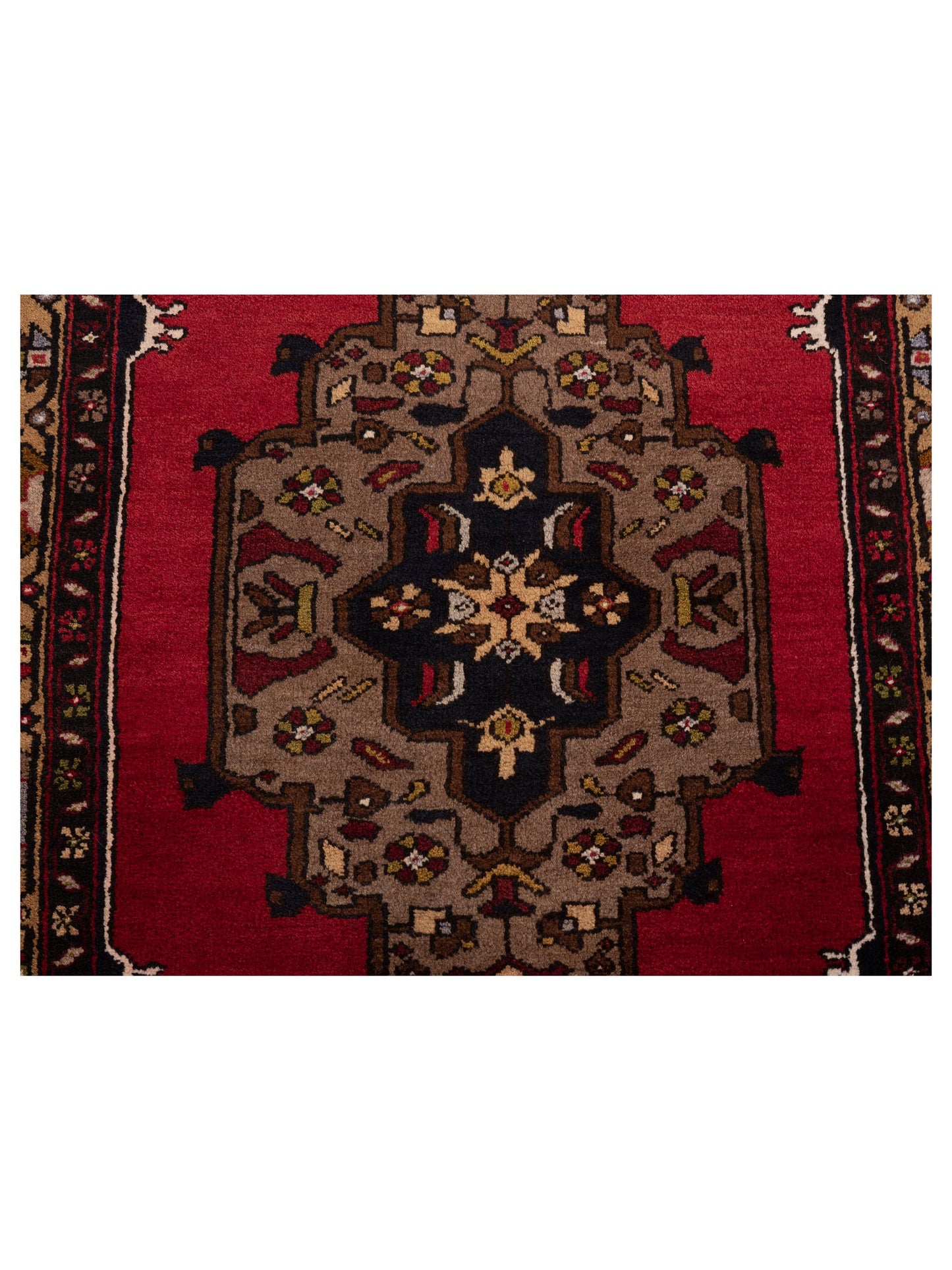 Old Anatolian 148541 Red Brown 3.4x6.4 Hand Knotted Rug