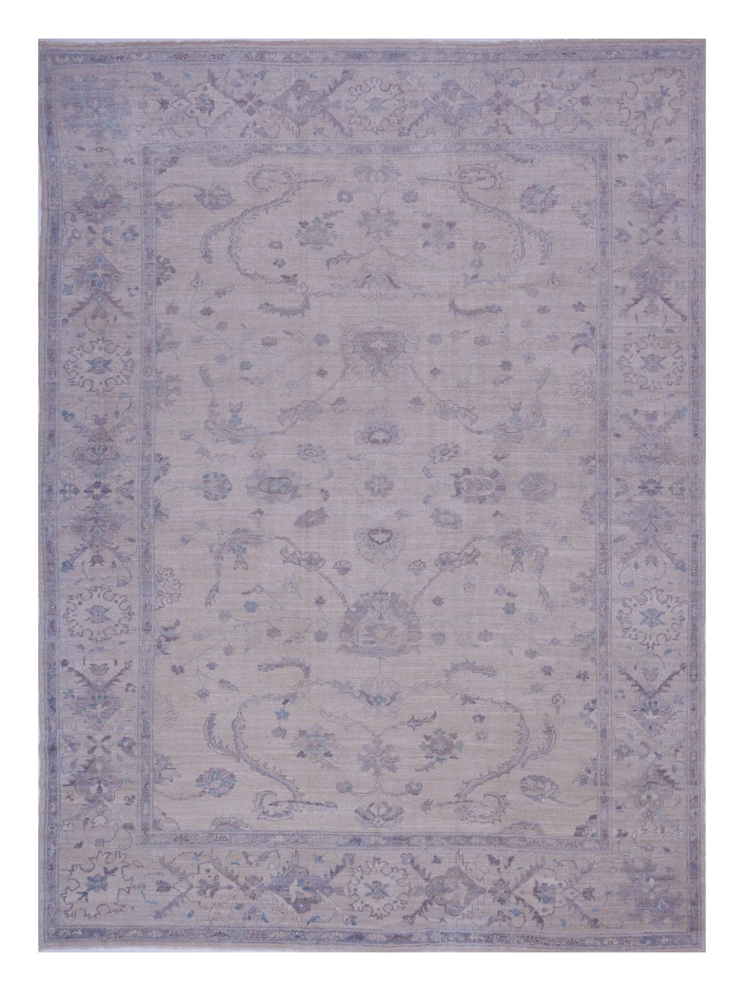 Anadol Angora Oushak  Ivory Ivory Traditional