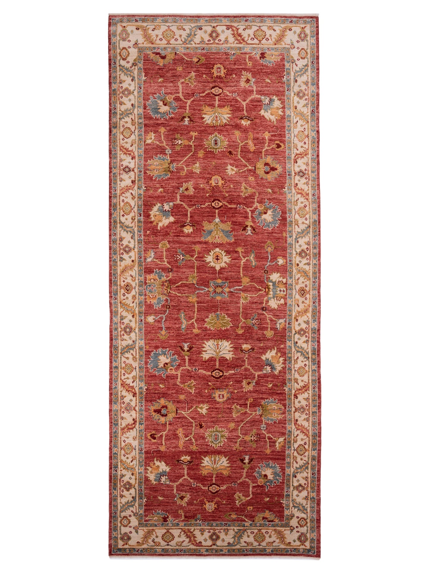 Anadol Angora Oushak  Red Ivory Traditional