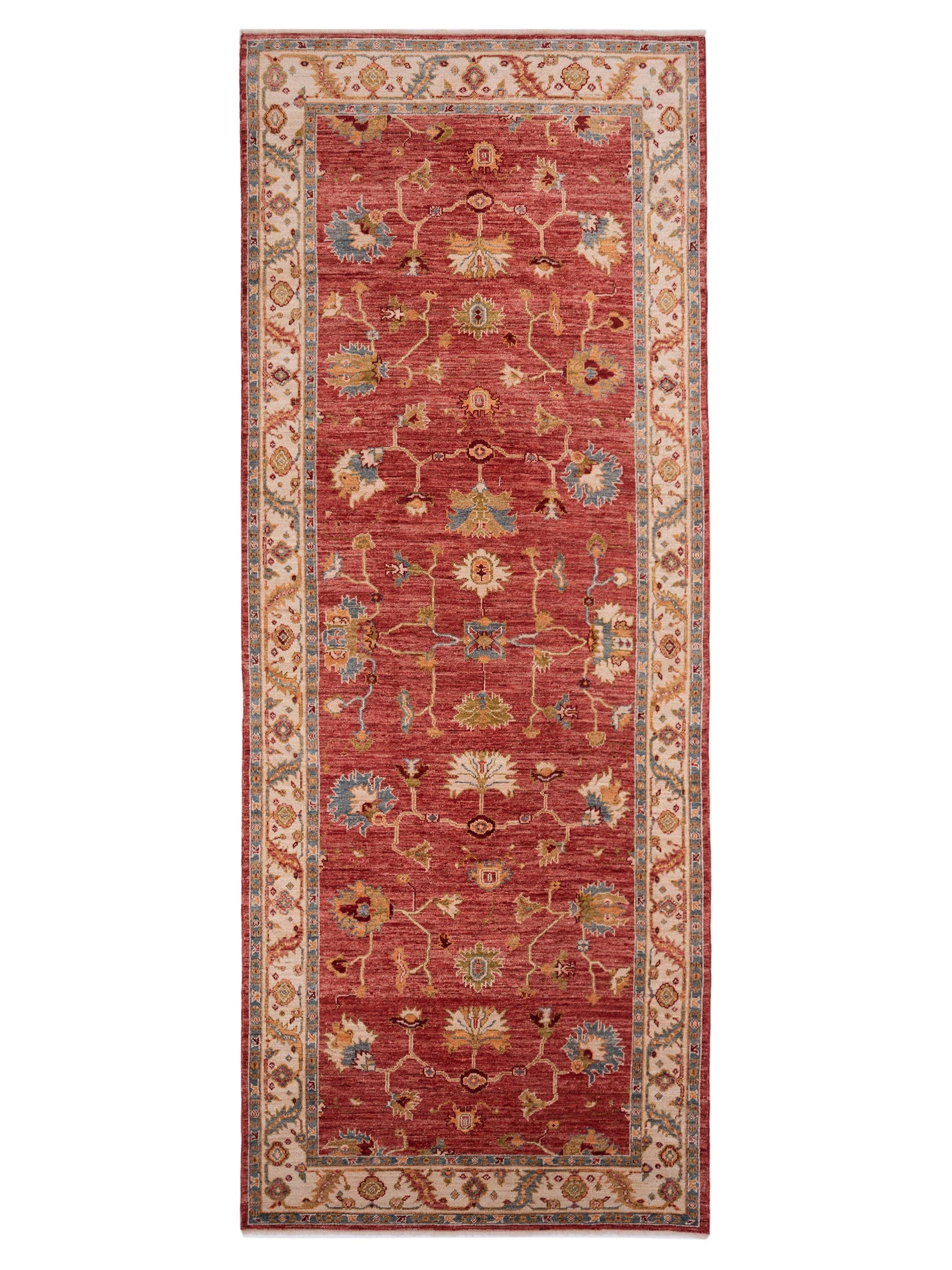 Anadol Angora Oushak  Red Ivory Traditional