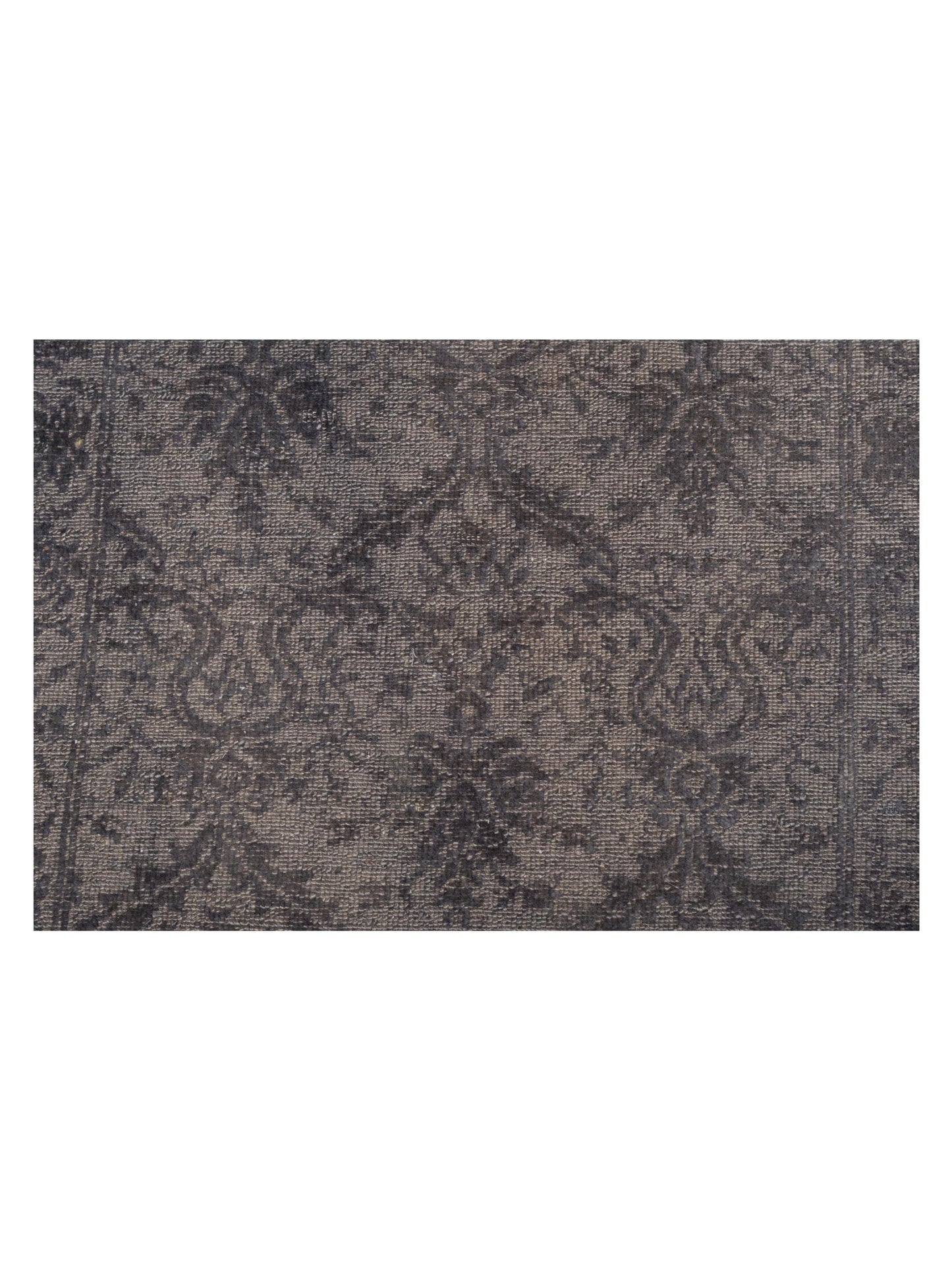 Color Bouquet 109688 Dark Gray Gray 2.7x9.7 Hand Knotted Rug