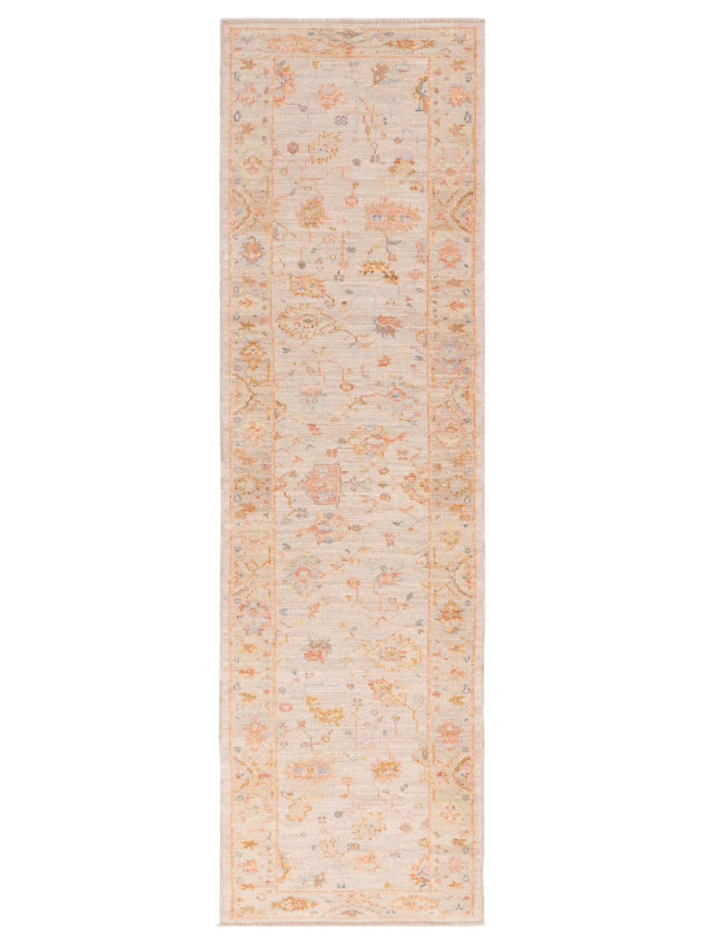 Anadol Angora Oushak  Beige Brown Traditional
