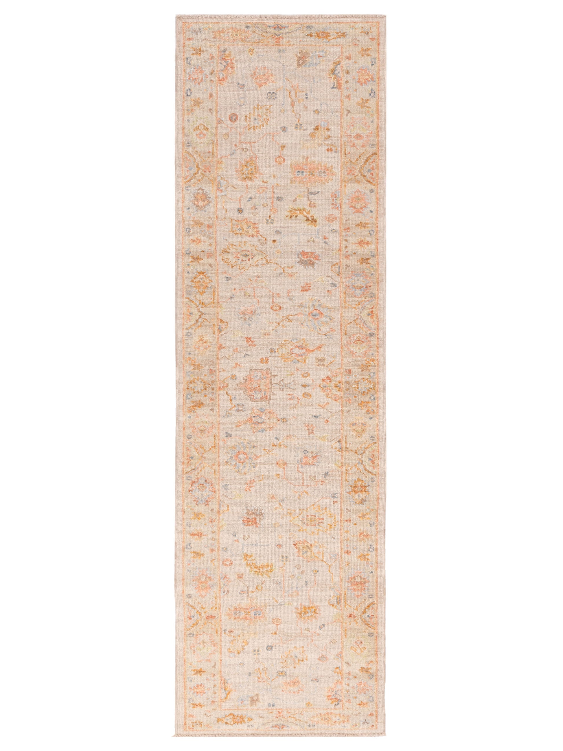 Anadol Angora Oushak  Beige Brown Traditional