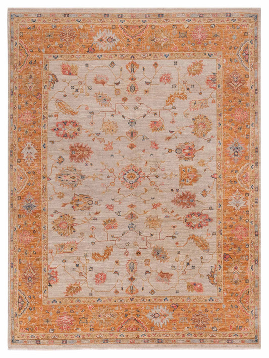 Anadol Angora Oushak  Ivory Orange Traditional