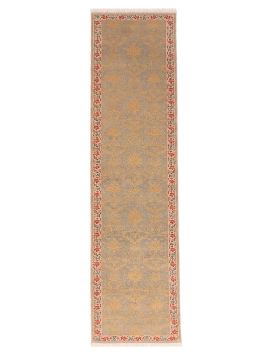 Pasha Antique Loom  Light Blue Ivory Transitional
