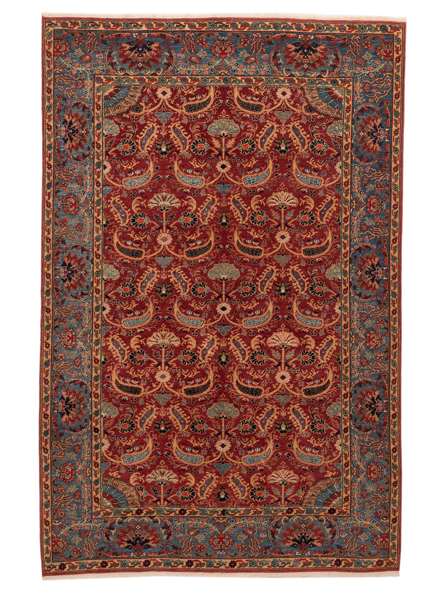 Pasha Antique Loom  Red Blue Traditional