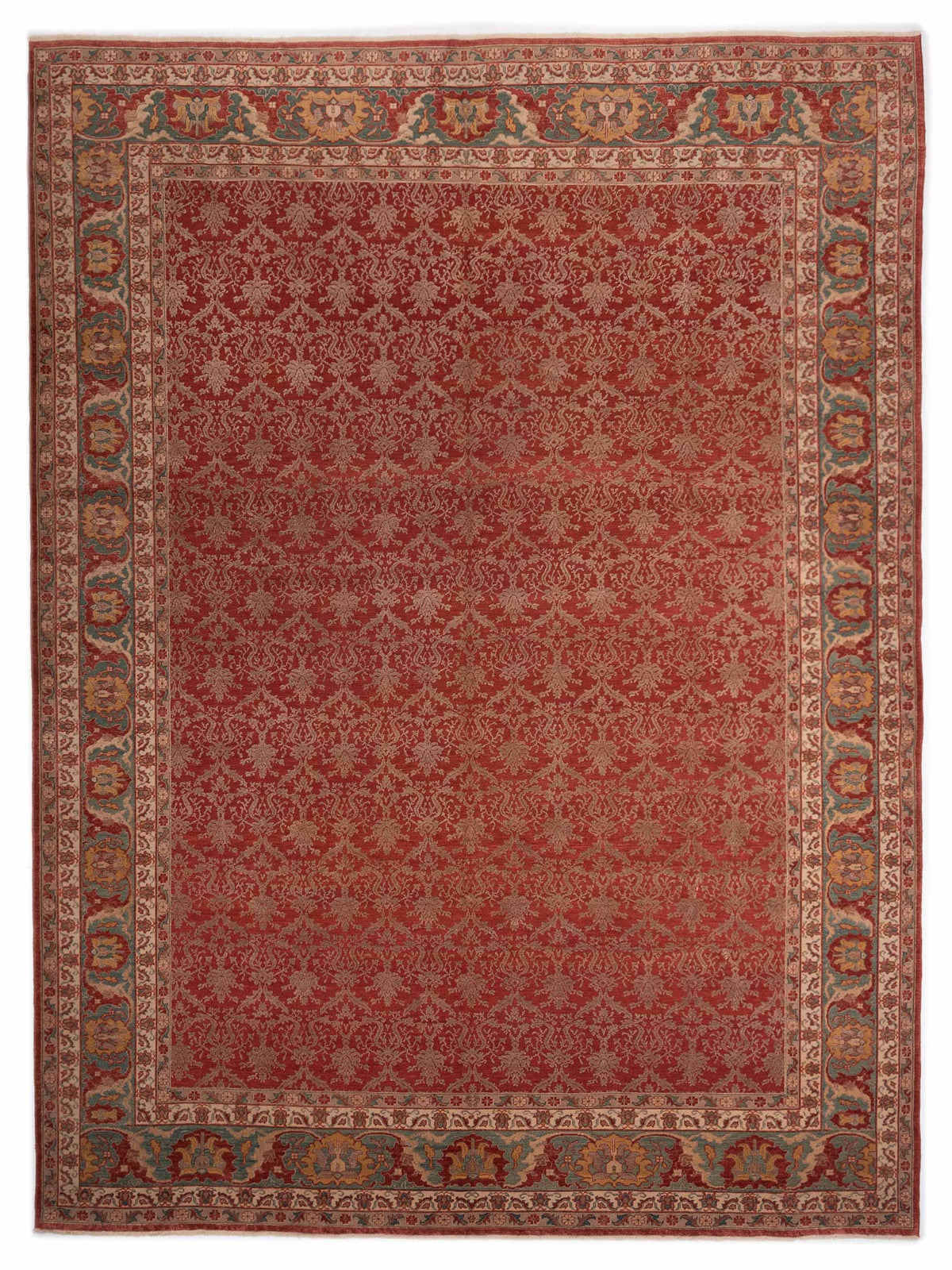 Pasha Antique Loom  Red Blue Transitional