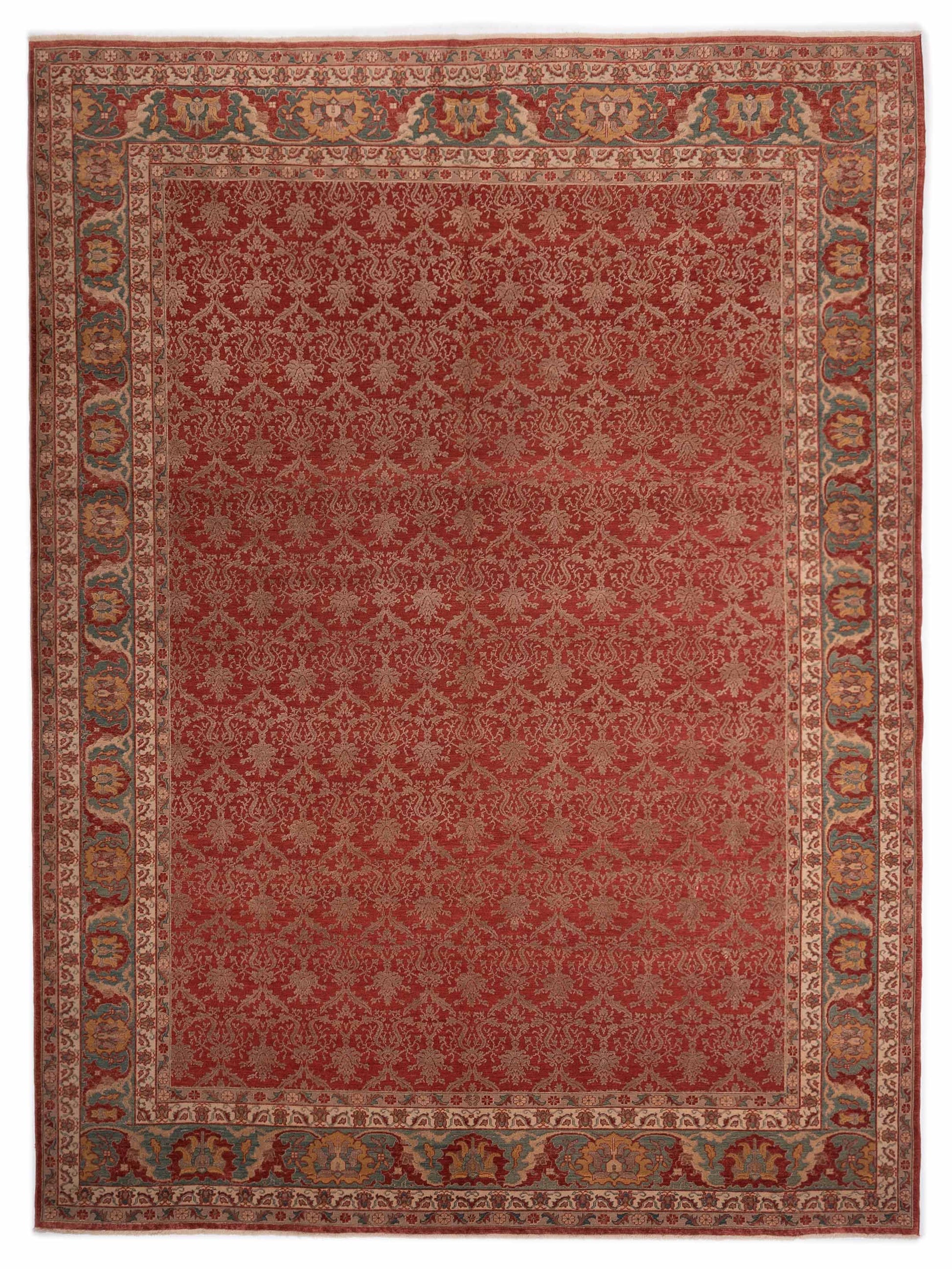 Pasha Antique Loom  Red Blue Transitional