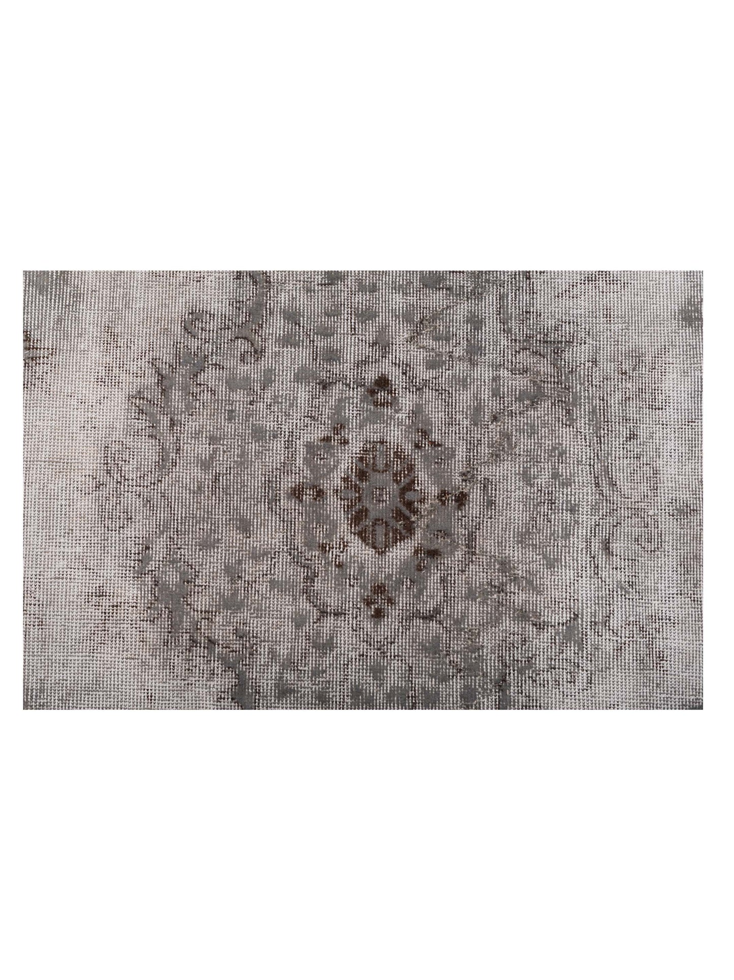 Turkish Vestige Patchwork 130965 Gray 11.5x15.6 Hand Knotted Rug