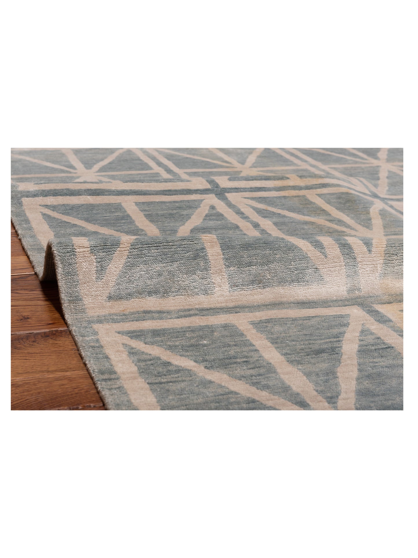Tibetino 119759 Blue 4x6.1 Hand Knotted Rug