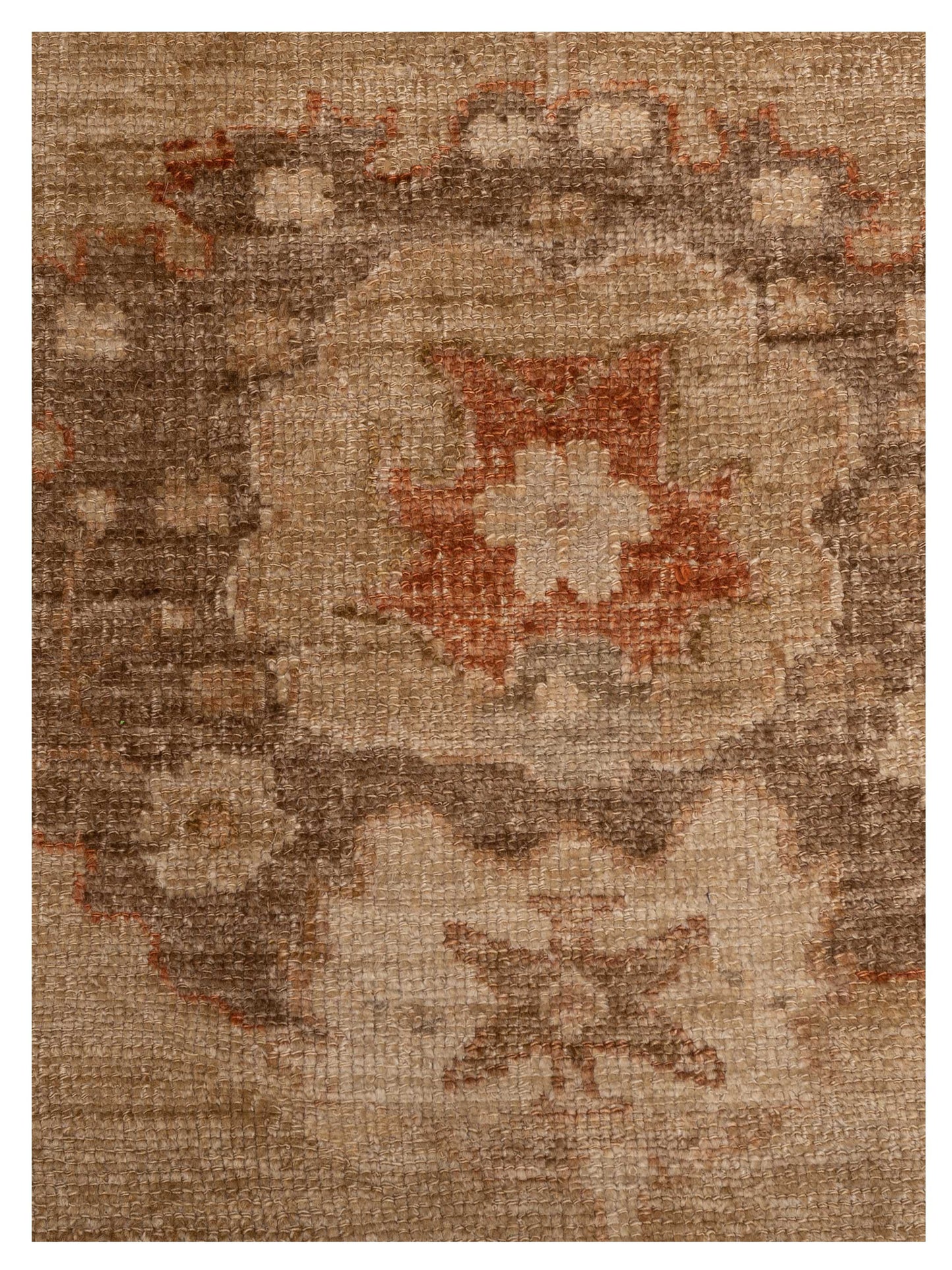 Angora Oushak 107624 Gold Gold 12.9x18.2 Hand Knotted Rug