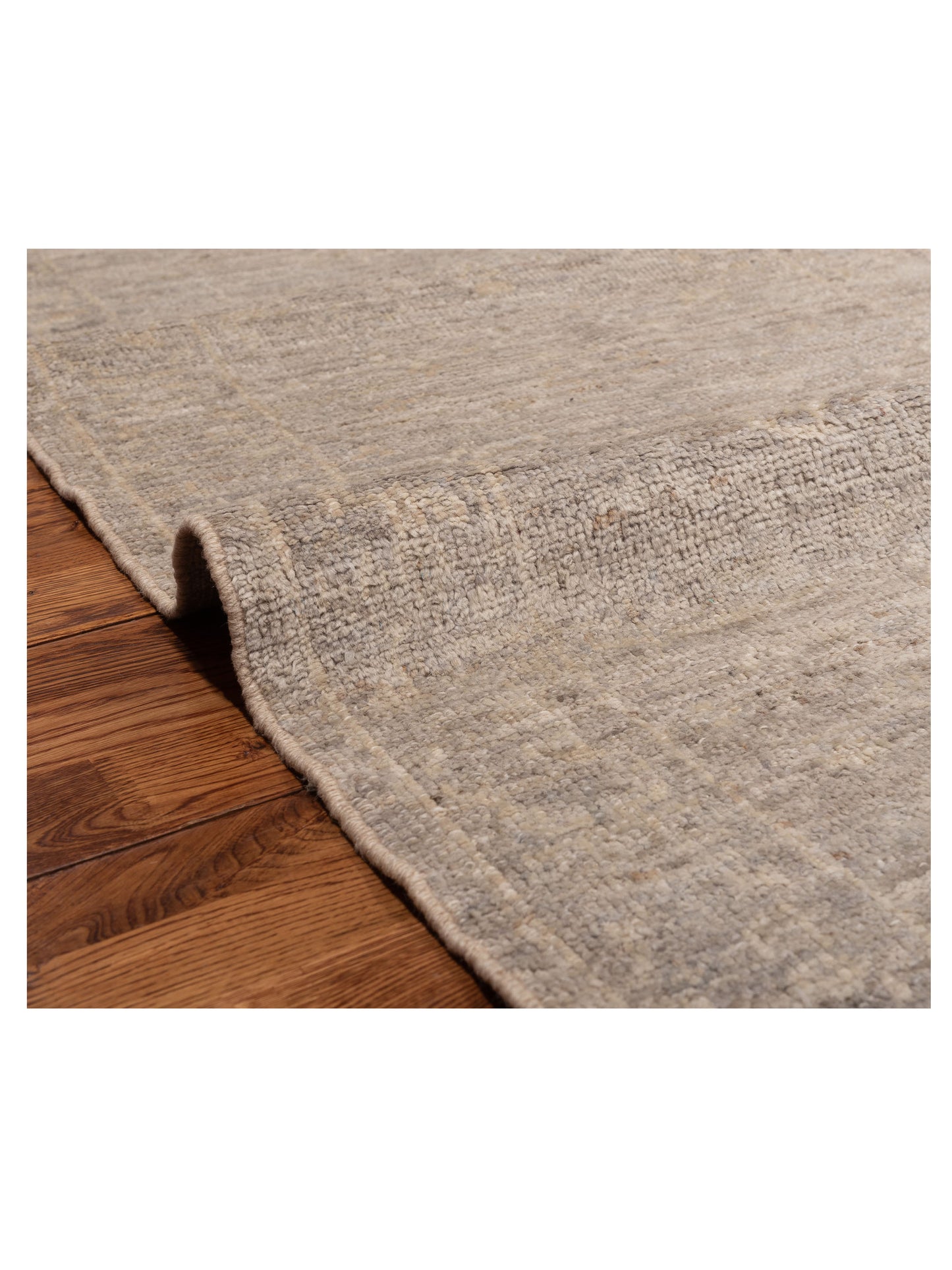 Angora Oushak 150777 Gray Gray 2.8x10.8 Hand Knotted Rug