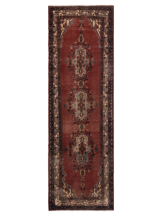 Pasha Antique Heirloom  Rust Brown Traditional