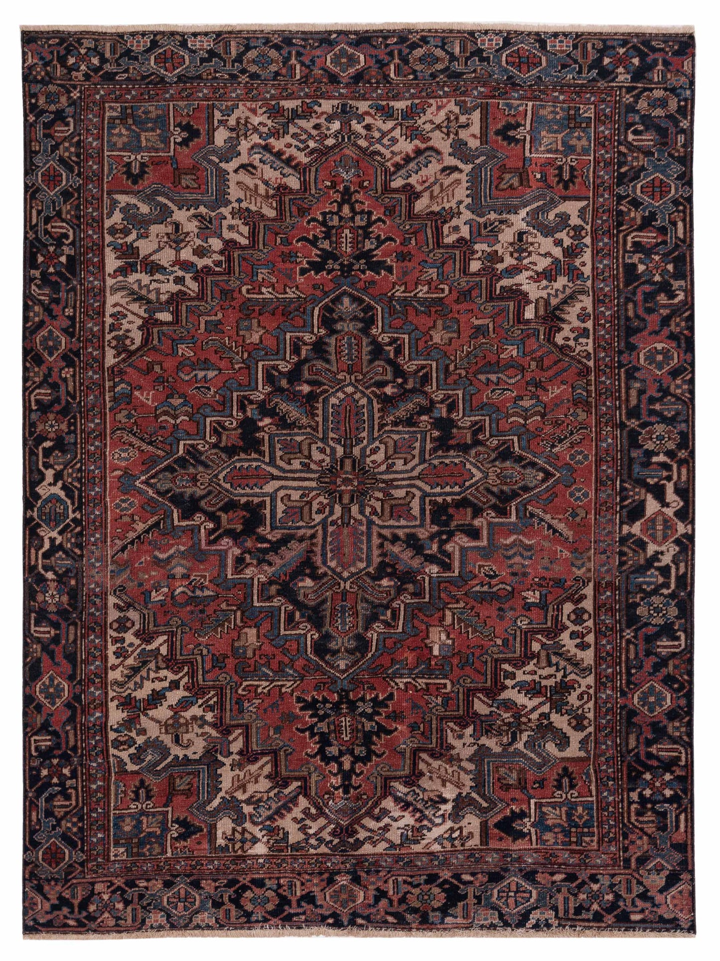 Pasha Persian  Rust Navy Traditional