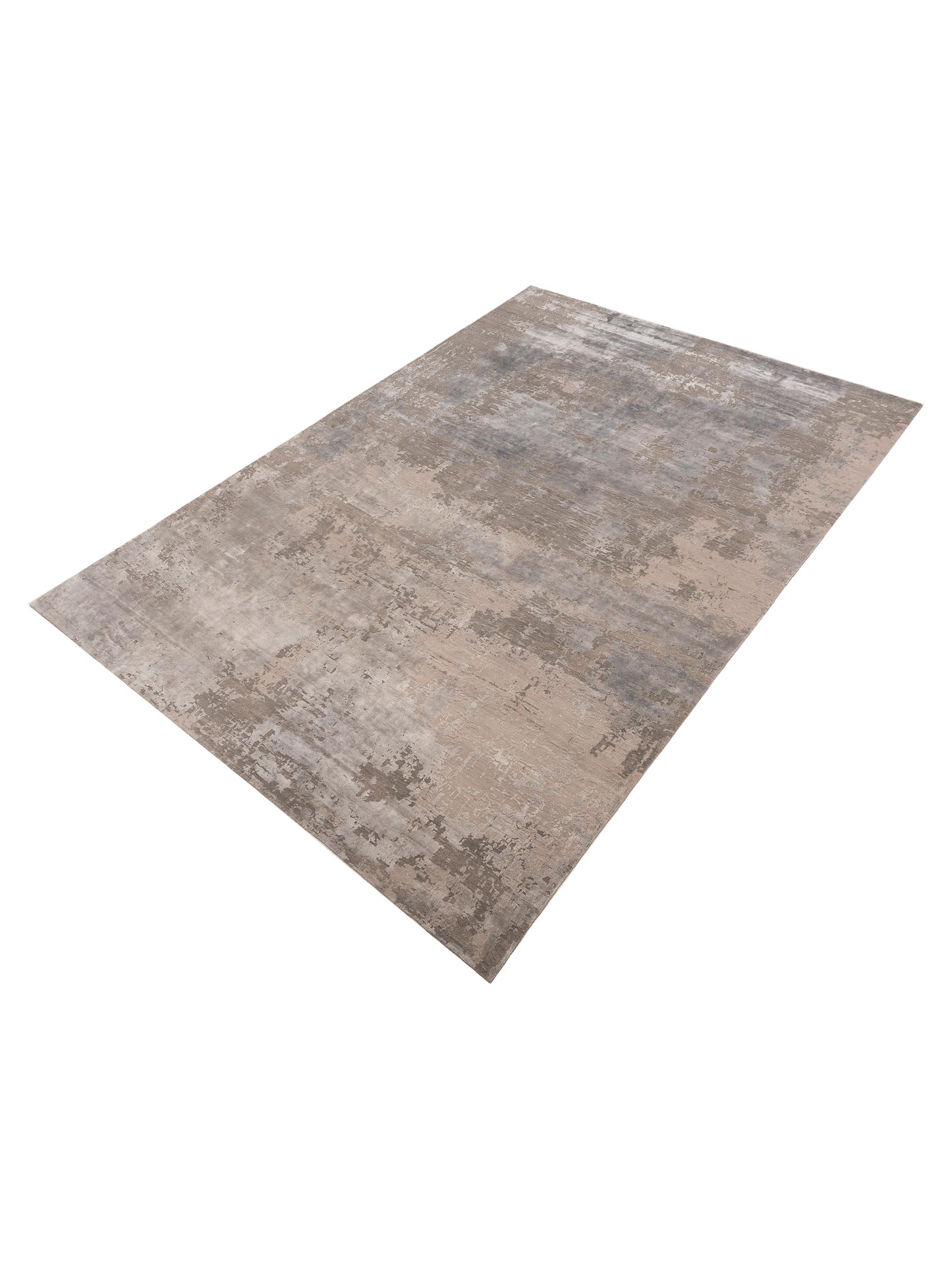 Tibetino 154829 Gray Gray 9.11x13.11 Hand Knotted Rug