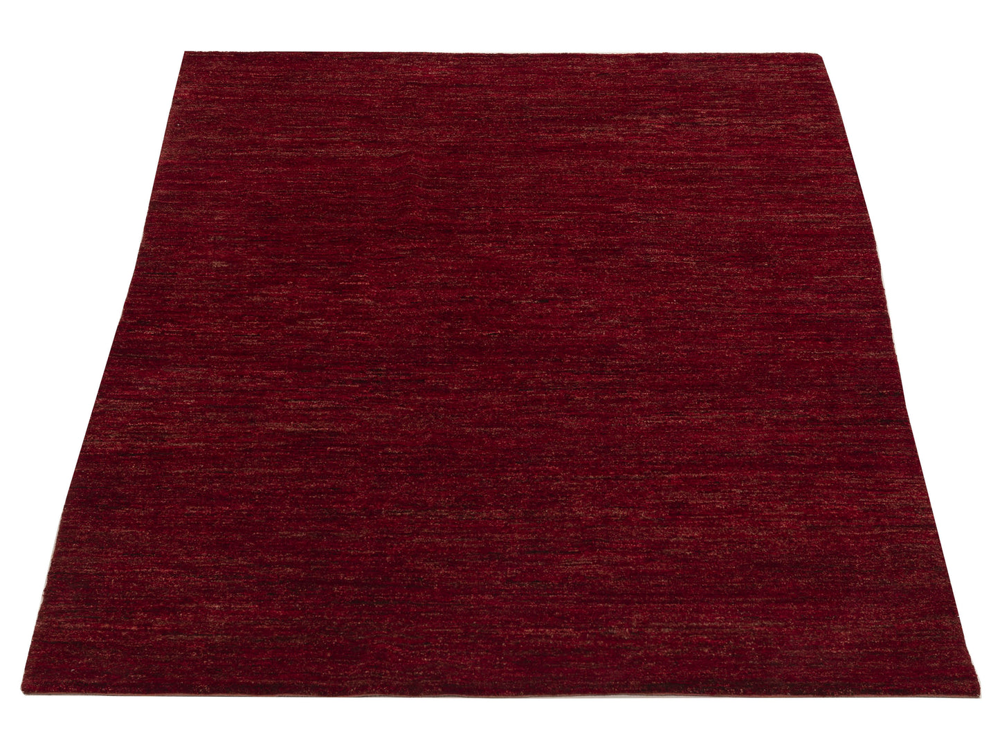 Tibetino 154007 Red Red 5x6.9 Hand Knotted Rug