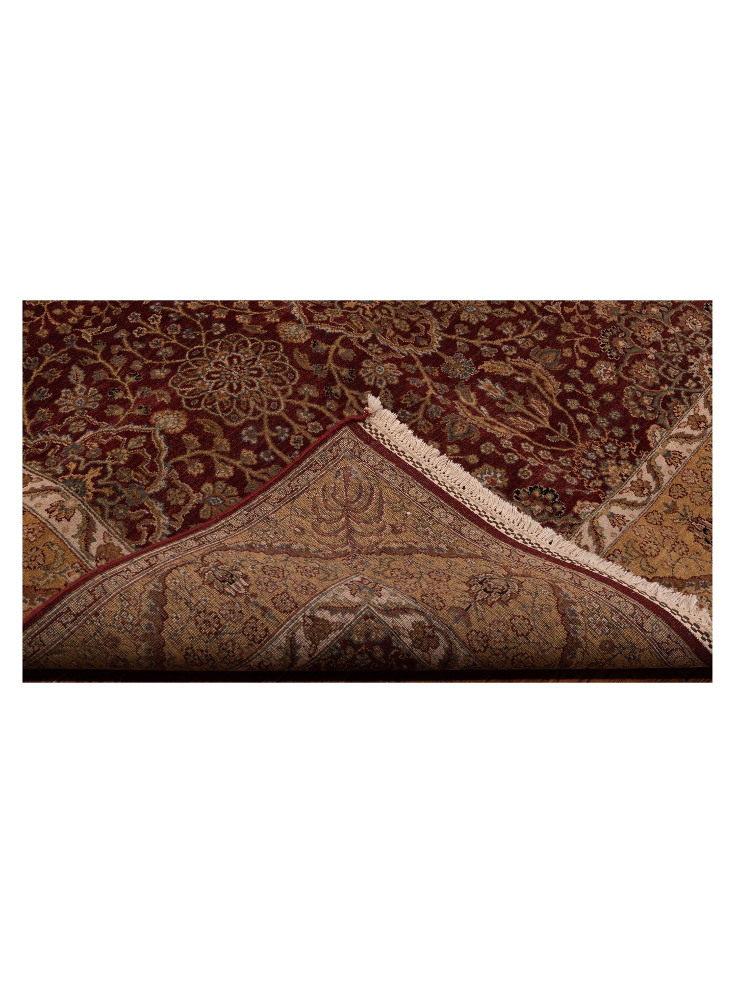 Platinum 82604 Red Gold 6.2x9.3 Hand Knotted Rug