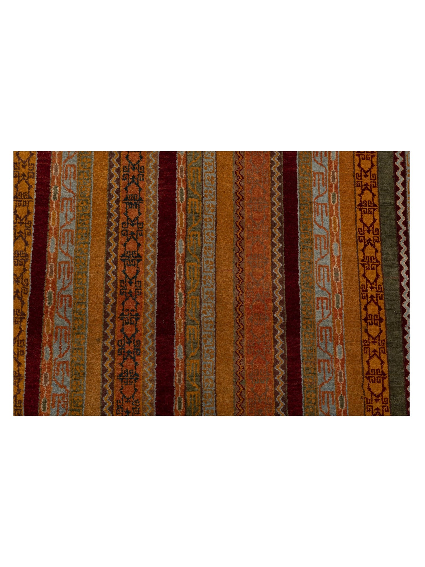 Shawl 110879 Multi 4.1x6 Hand Knotted Rug