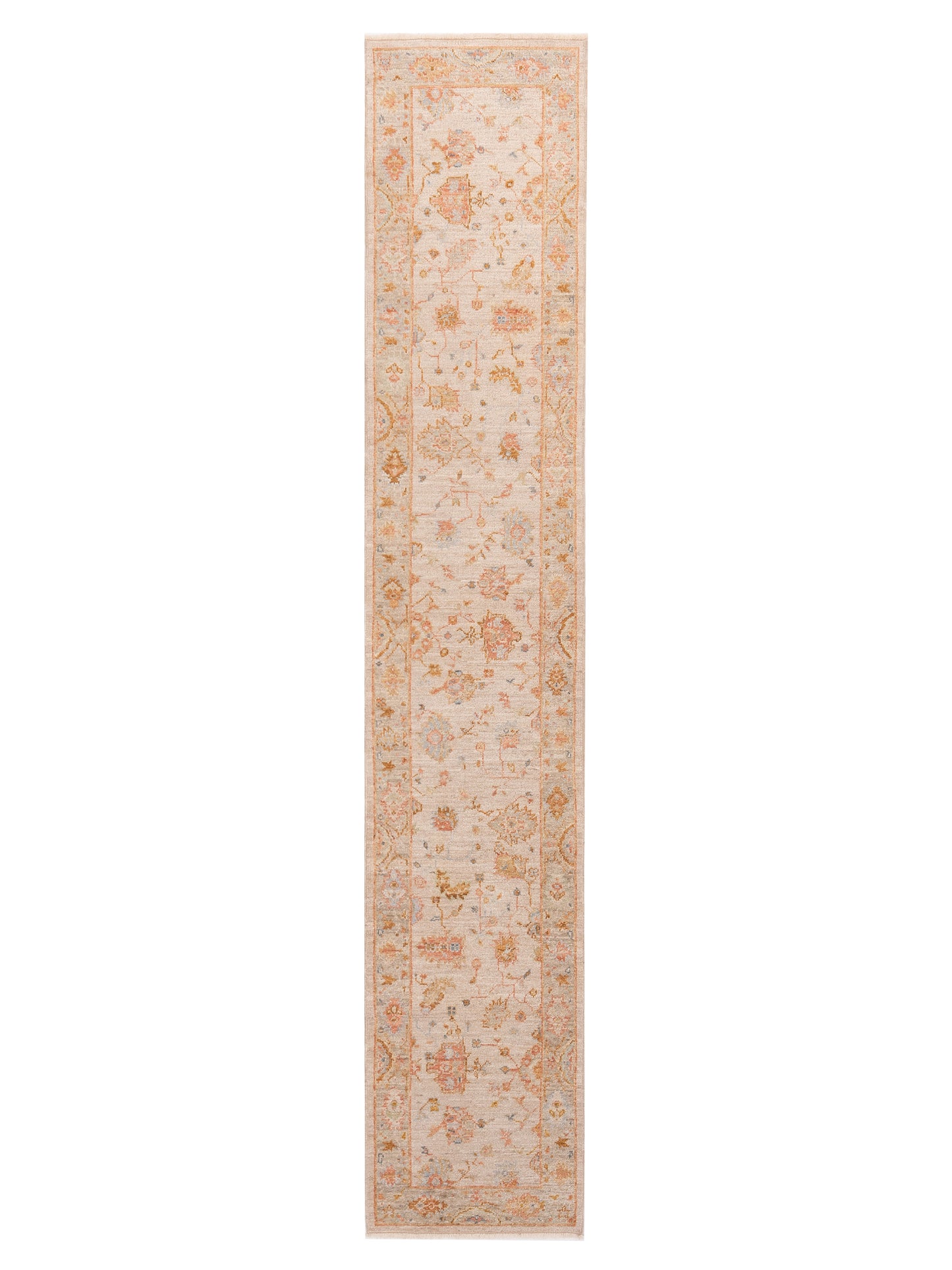 Anadol Angora Oushak  Ivory Silver Traditional