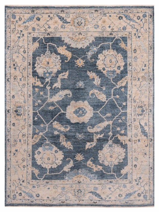 Anadol Angora Oushak  Blue Ivory Traditional
