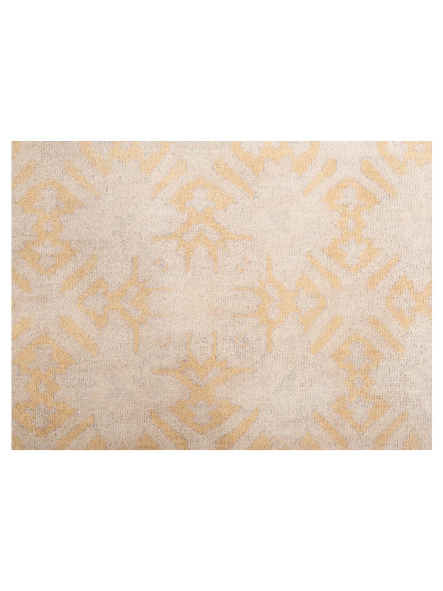 Evren 122220 Silver Gold 6.7x8.2 Hand Knotted Rug